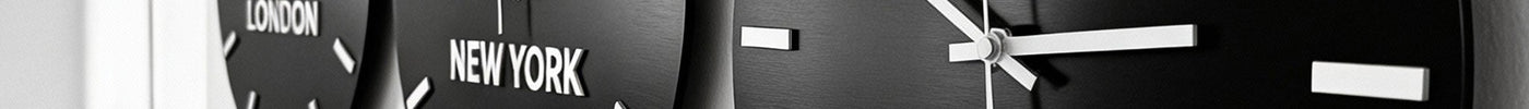 Time Zone Clock - ALUMADESIGNCO