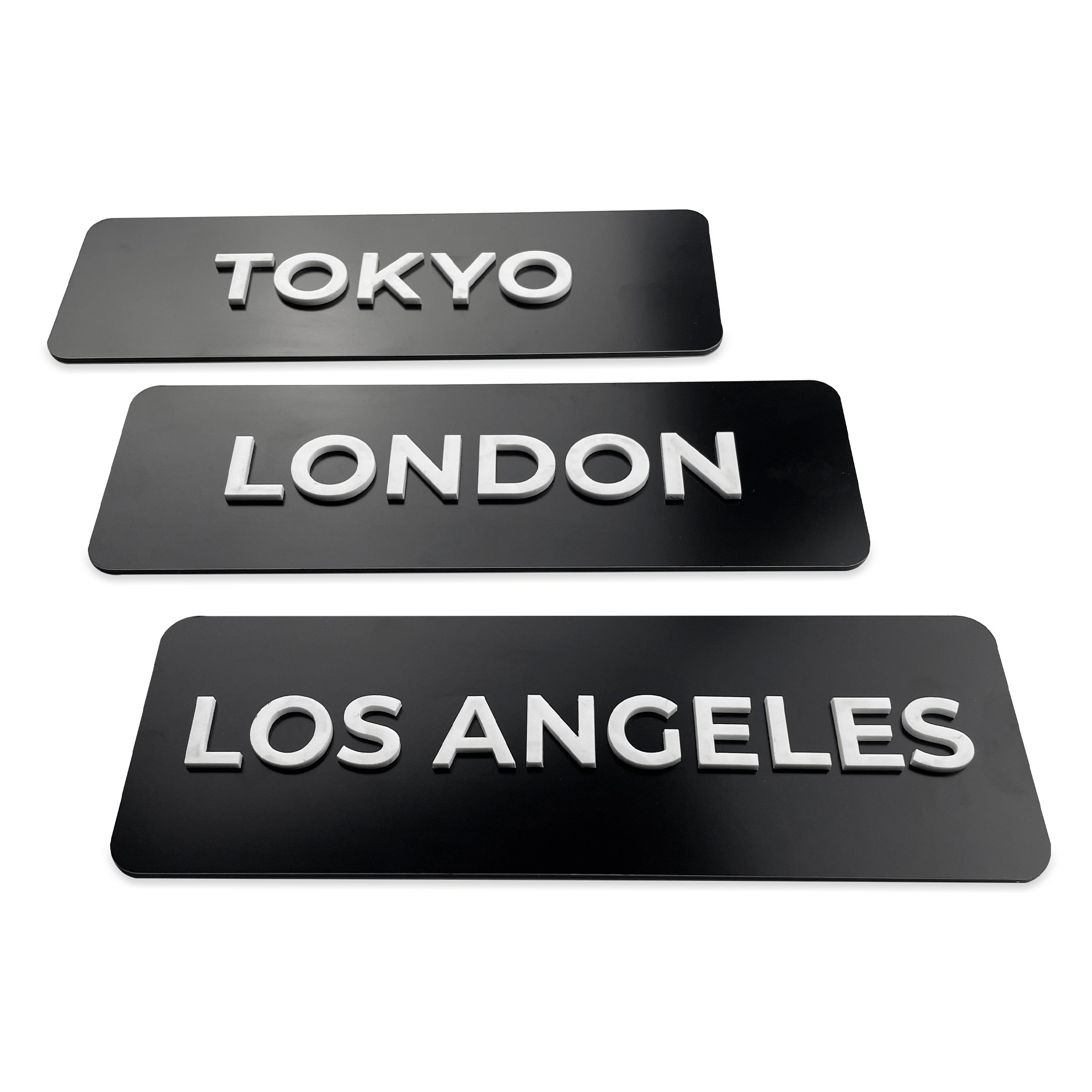 WORLD CLOCK SIGN - ALUMADESIGNCO Door Signs - Custom Door Signs For Business & Office