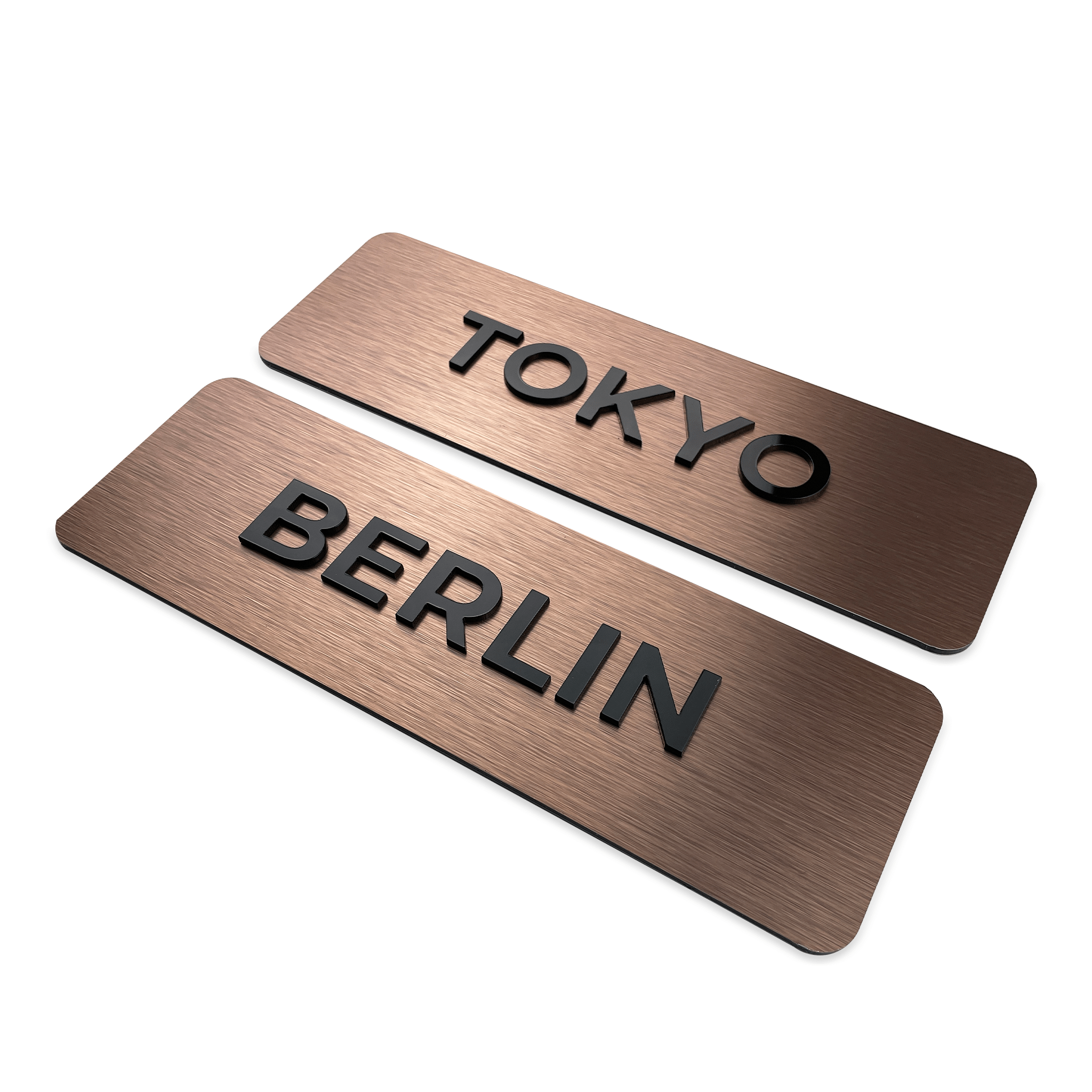 MODERN WORLD CLOCK SIGN - ALUMADESIGNCO Door Signs - Custom Door Signs For Business & Office