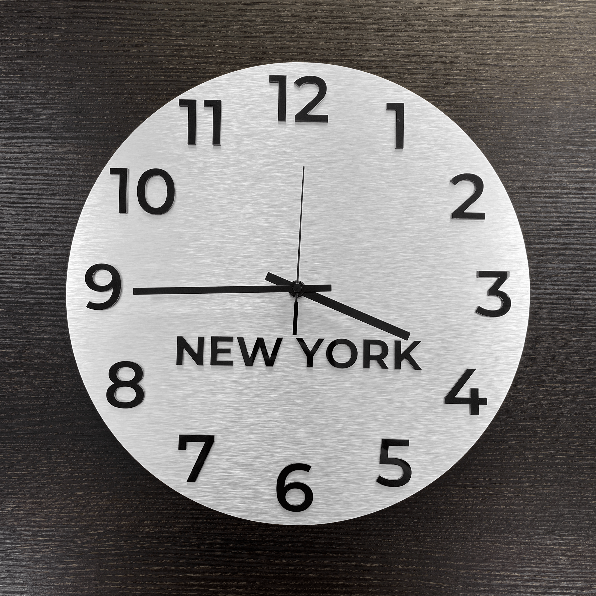 PREMIUM "INTERNATIONAL TIME ZONE WALL CLOCK" - ALUMADESIGNCO Door Signs - Custom Door Signs For Business & Office