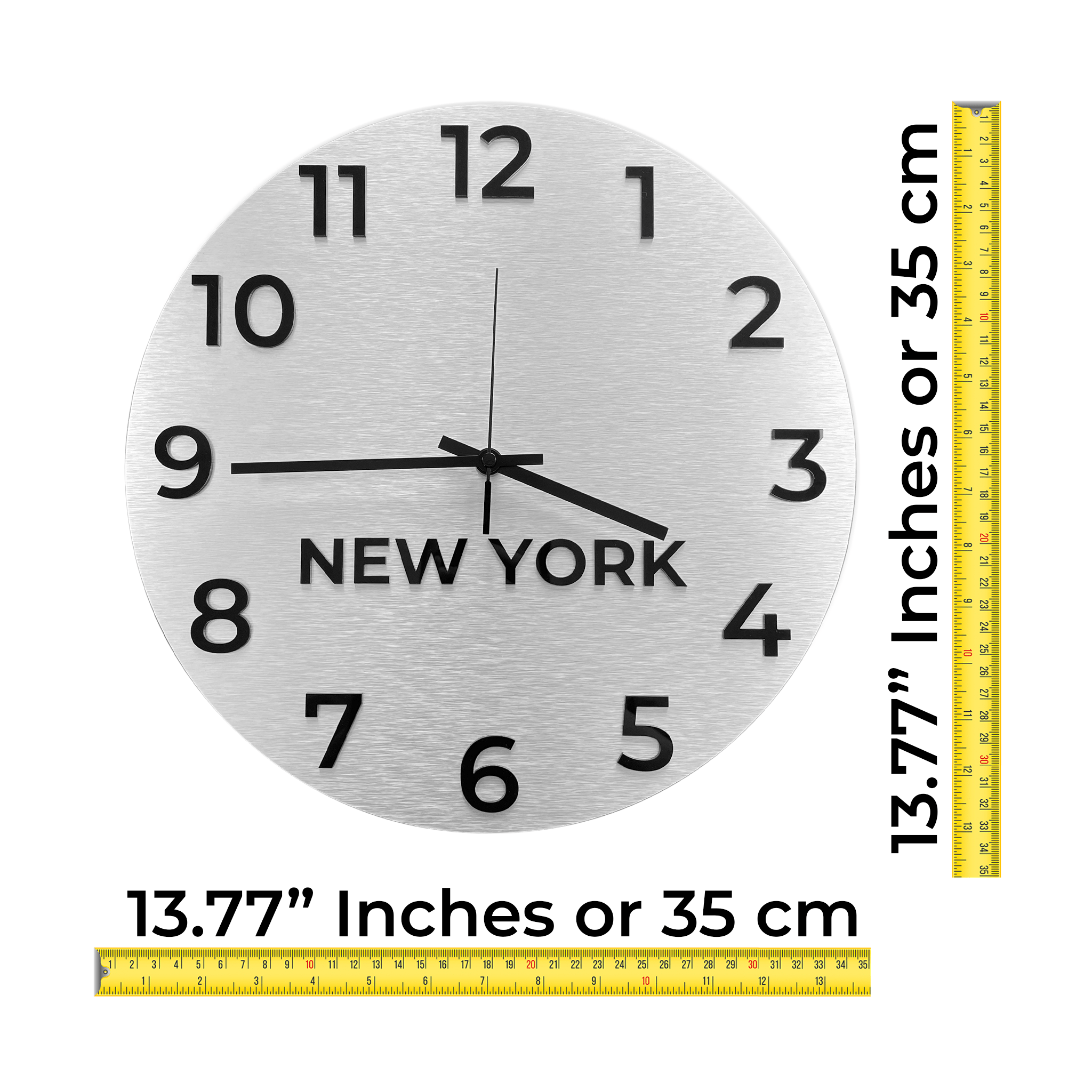 PREMIUM "INTERNATIONAL TIME ZONE WALL CLOCK" - ALUMADESIGNCO Door Signs - Custom Door Signs For Business & Office