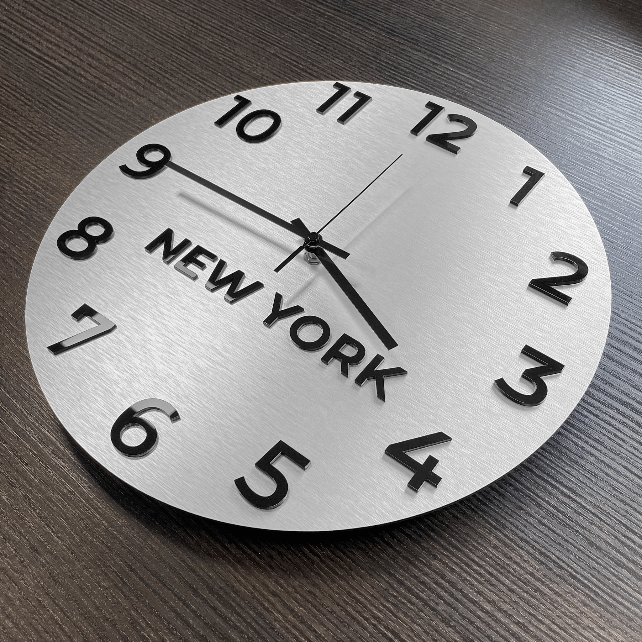 PREMIUM "INTERNATIONAL TIME ZONE WALL CLOCK" - ALUMADESIGNCO Door Signs - Custom Door Signs For Business & Office