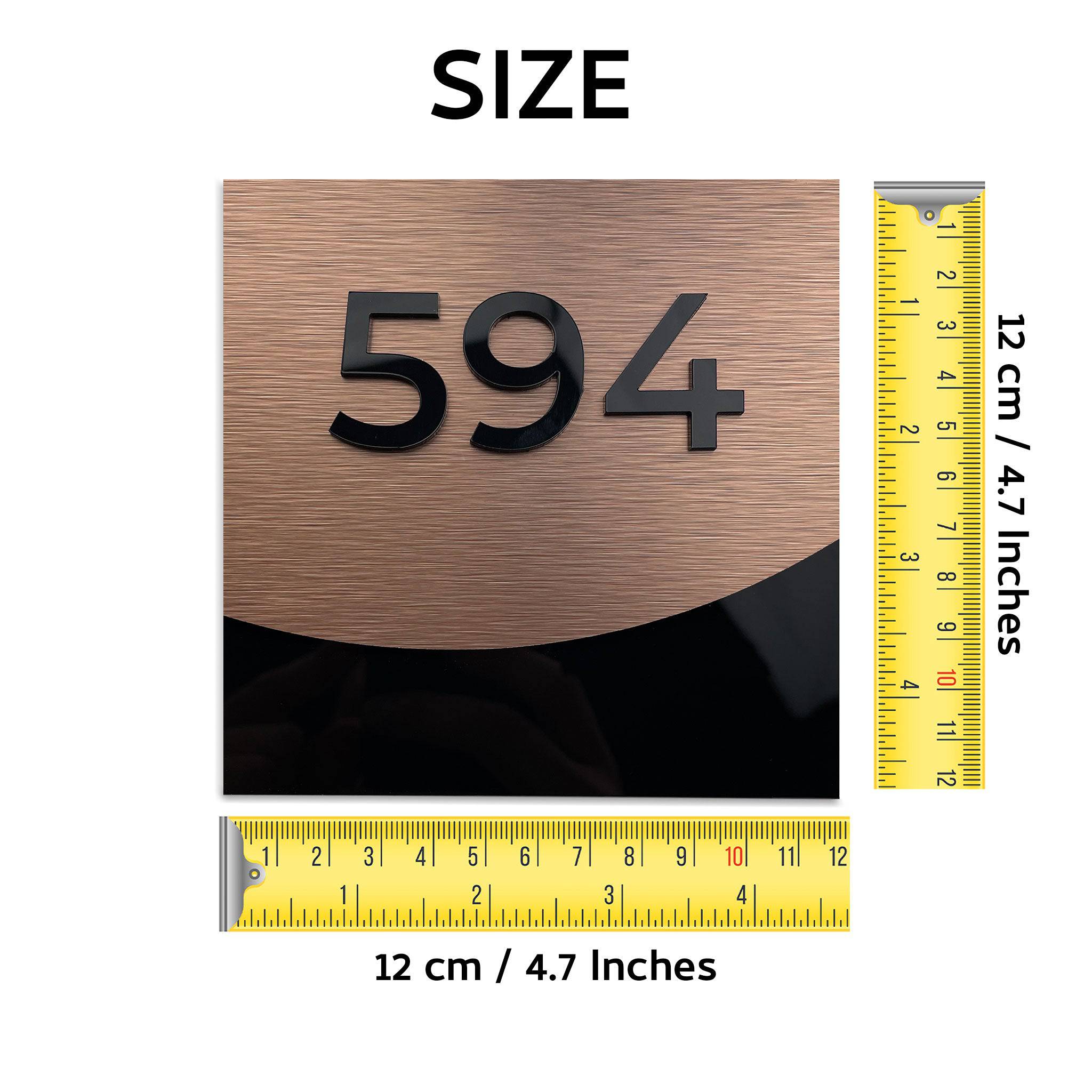 PREMIUM BRONZE HOTEL ROOM SIGN - ALUMADESIGNCO Door Signs - Custom Door Signs For Business & Office