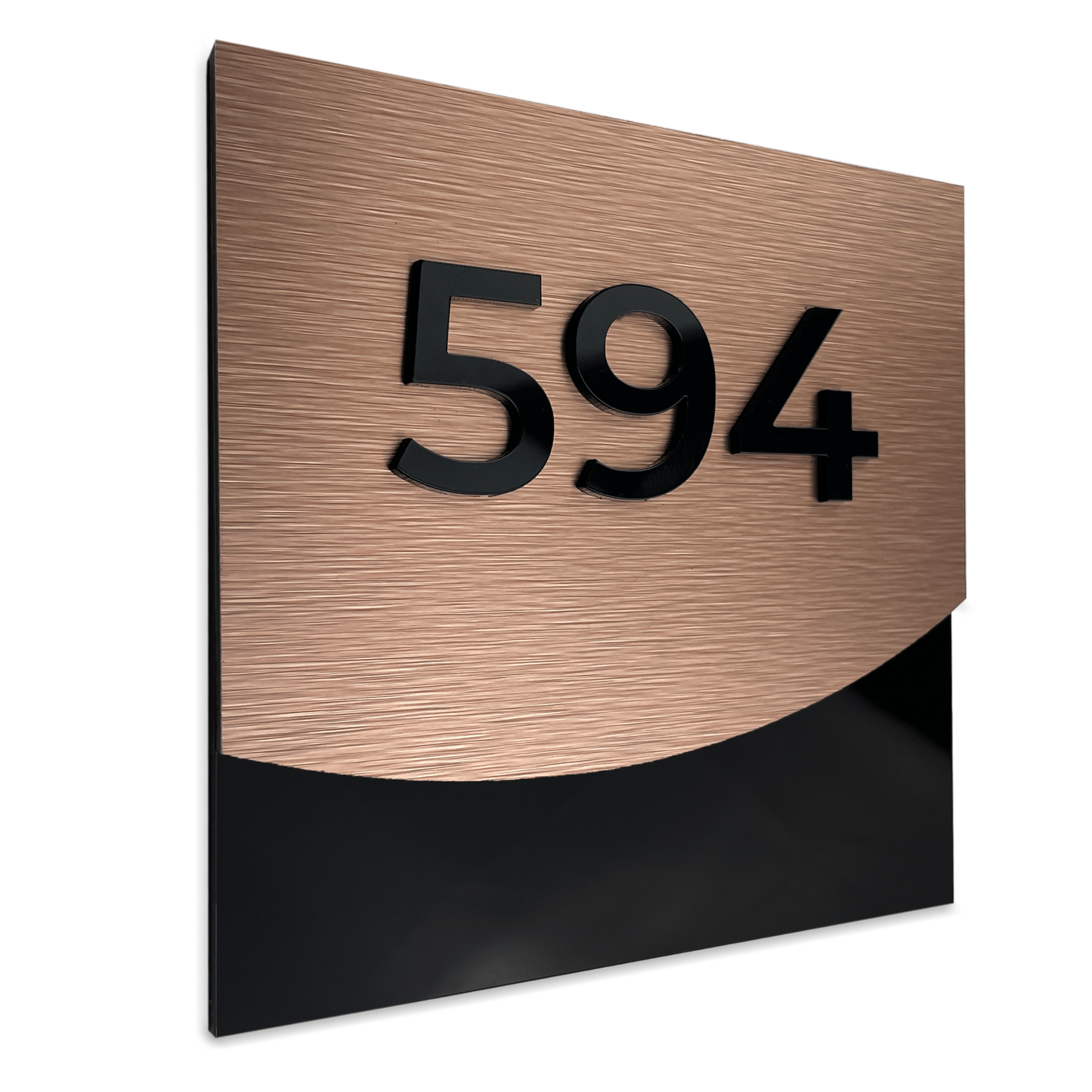 PREMIUM BRONZE HOTEL ROOM SIGN - ALUMADESIGNCO Door Signs - Custom Door Signs For Business & Office
