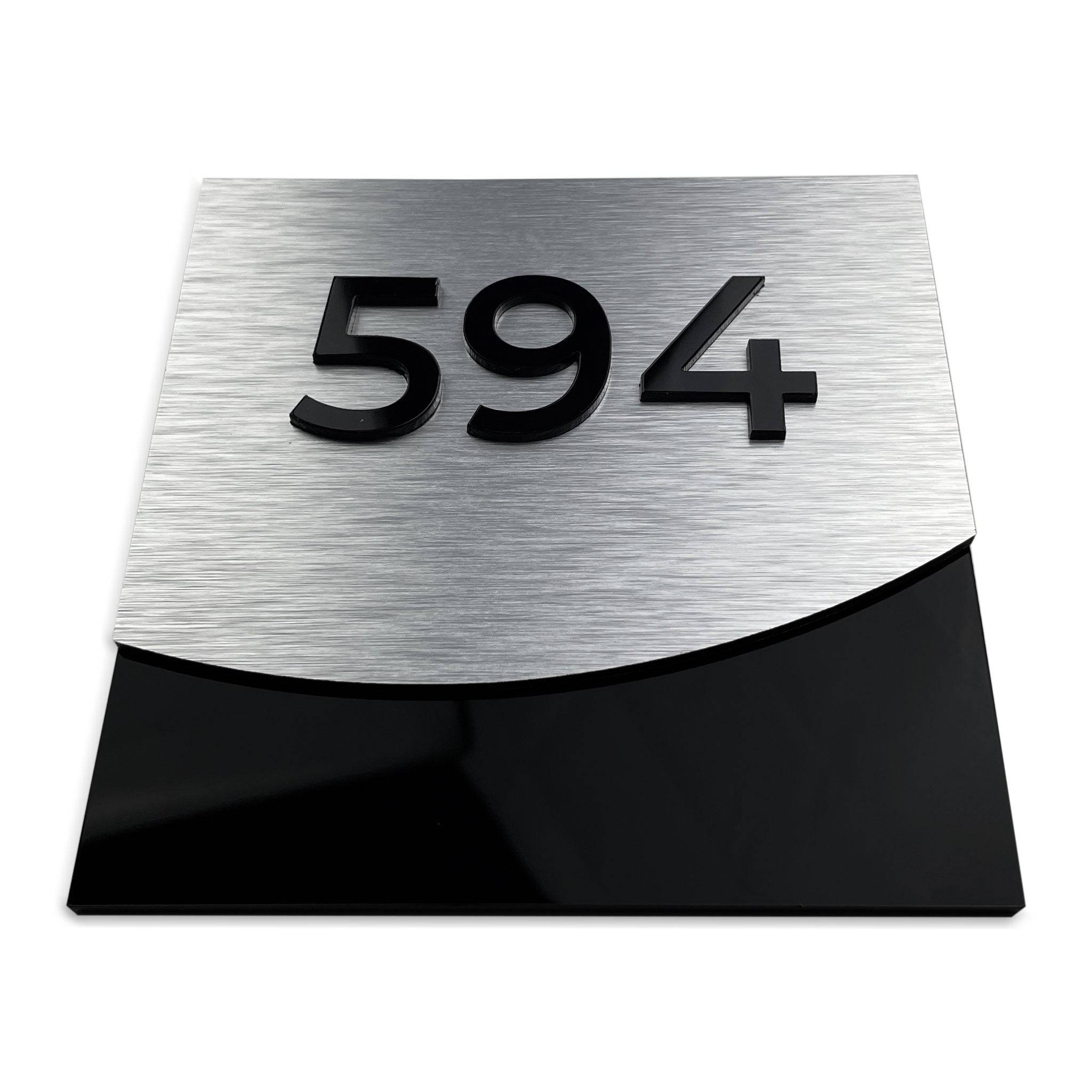 SILVER LUXURY HOTEL SIGN - ALUMADESIGNCO Door Signs - Custom Door Signs For Business & Office