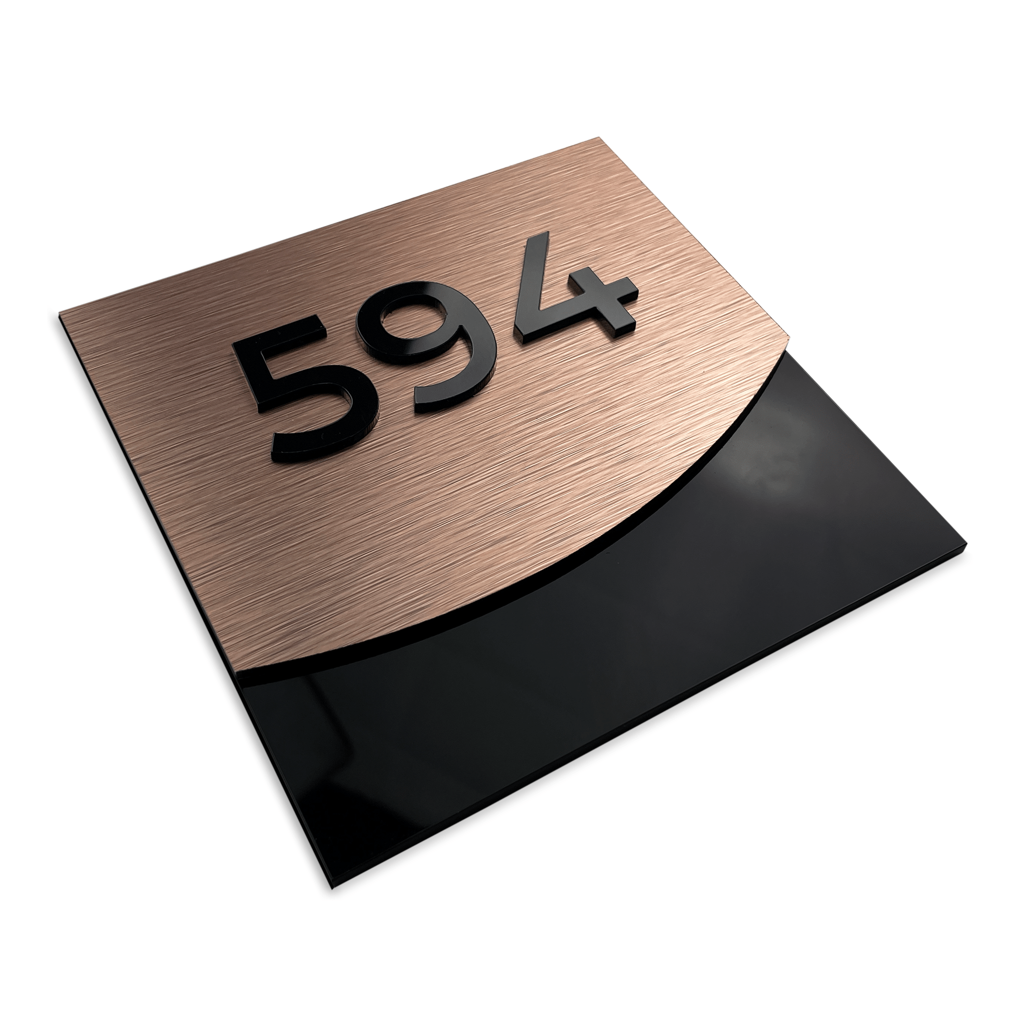 PREMIUM BRONZE HOTEL ROOM SIGN - ALUMADESIGNCO Door Signs - Custom Door Signs For Business & Office