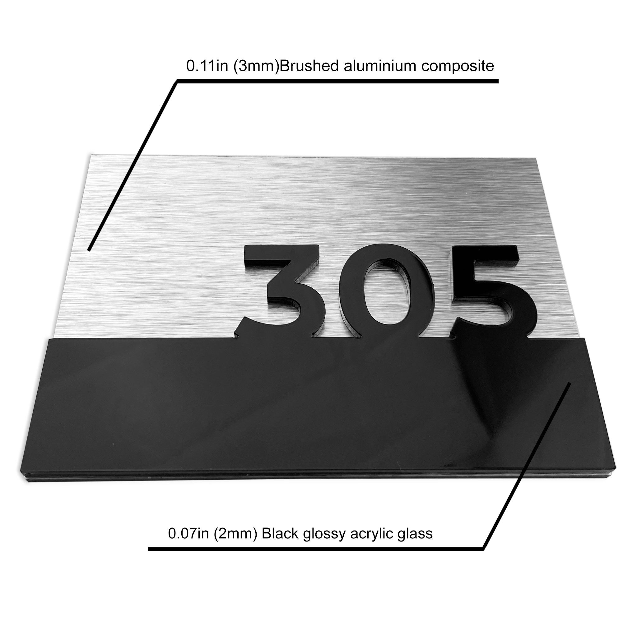 MODERN HOTEL DOOR SIGNS - ALUMADESIGNCO Door Signs - Custom Door Signs For Business & Office