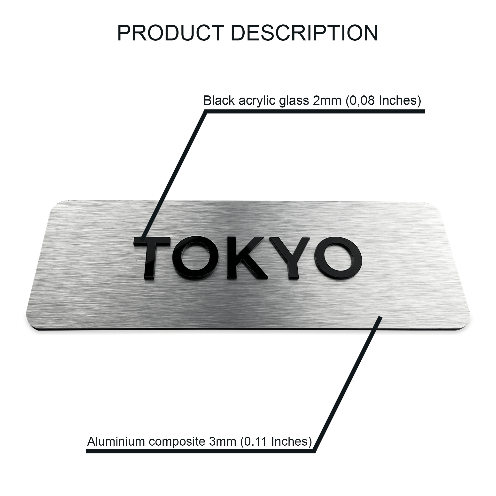 CUSTOM TIME ZONE SIGN - ALUMADESIGNCO Door Signs - Custom Door Signs For Business & Office