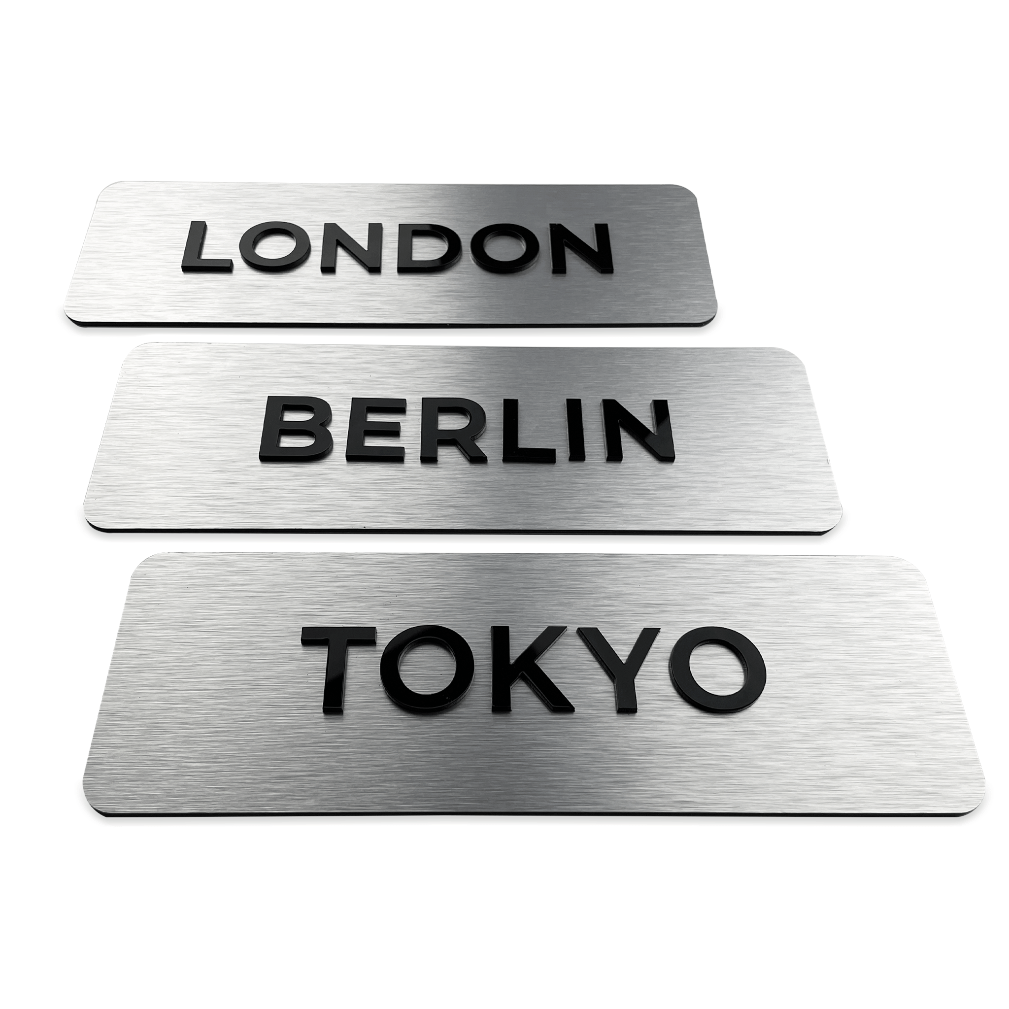 CUSTOM TIME ZONE SIGN - ALUMADESIGNCO Door Signs - Custom Door Signs For Business & Office