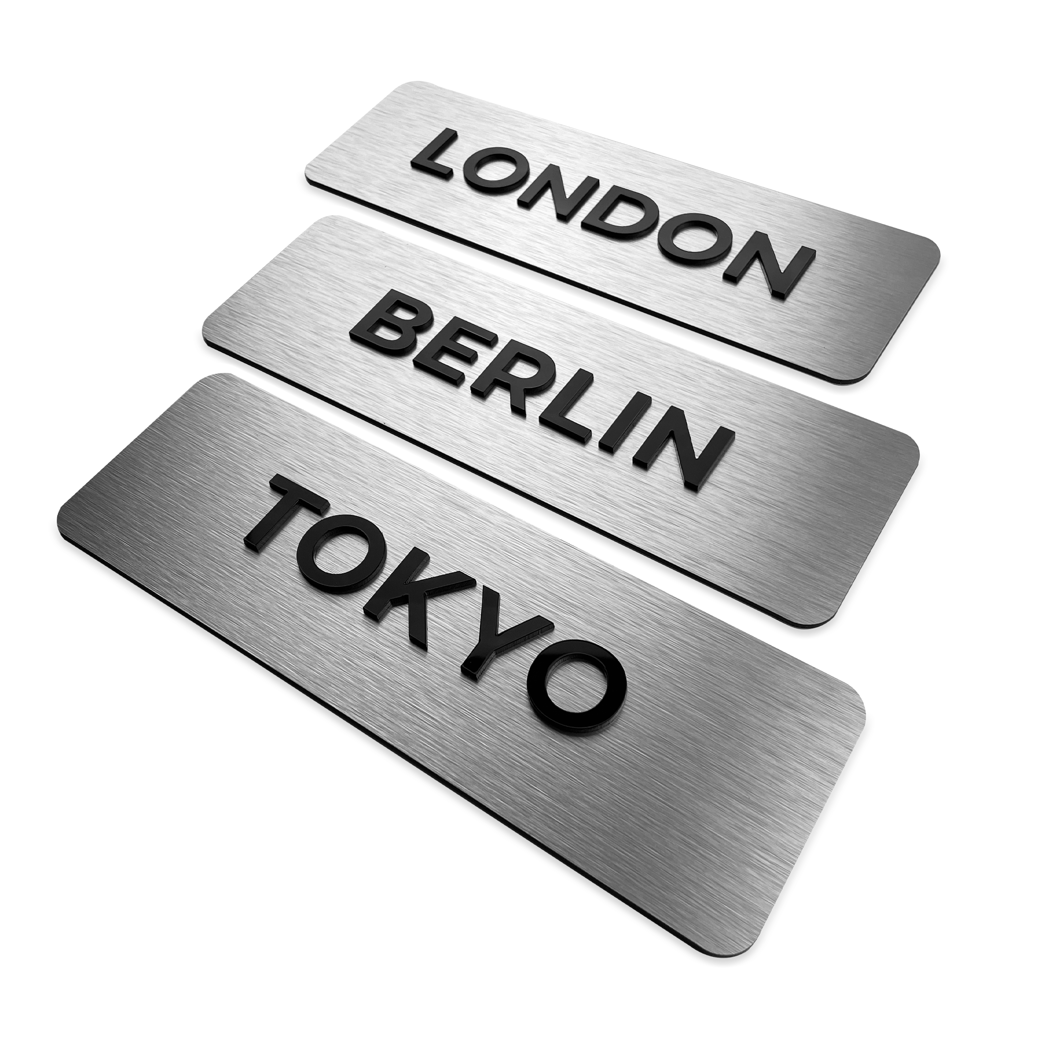 CUSTOM TIME ZONE SIGN - ALUMADESIGNCO Door Signs - Custom Door Signs For Business & Office