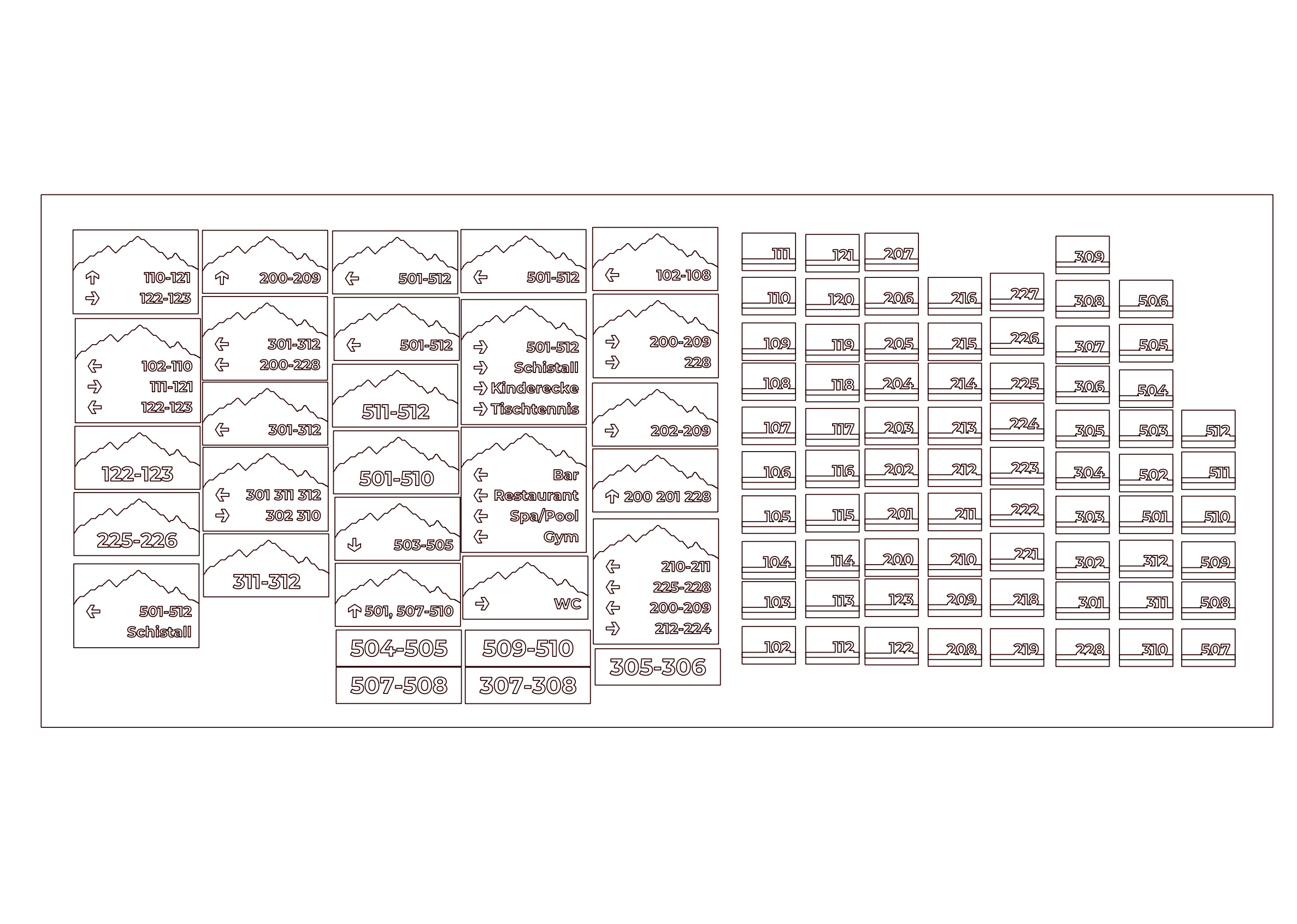 CUSTOM ORDER 103 SIGNS - ALUMADESIGNCO Door Signs - Custom Door Signs For Business & Office
