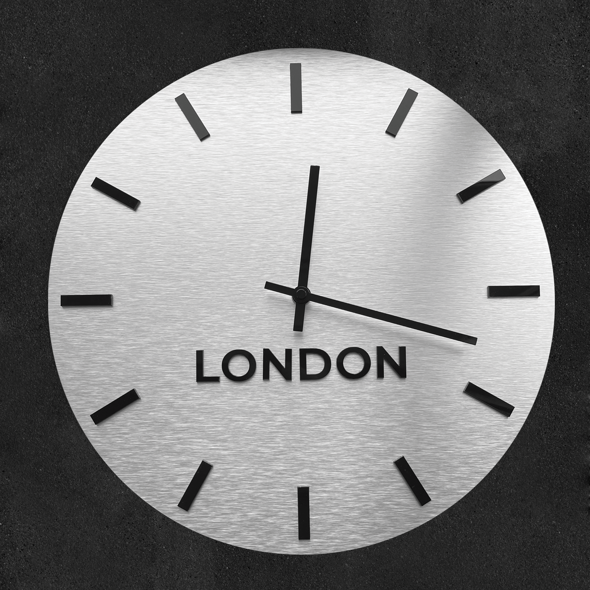CUSTOMISABLE TIME ZONE WALL CLOCK - ALUMADESIGNCO Door Signs - Custom Door Signs For Business & Office