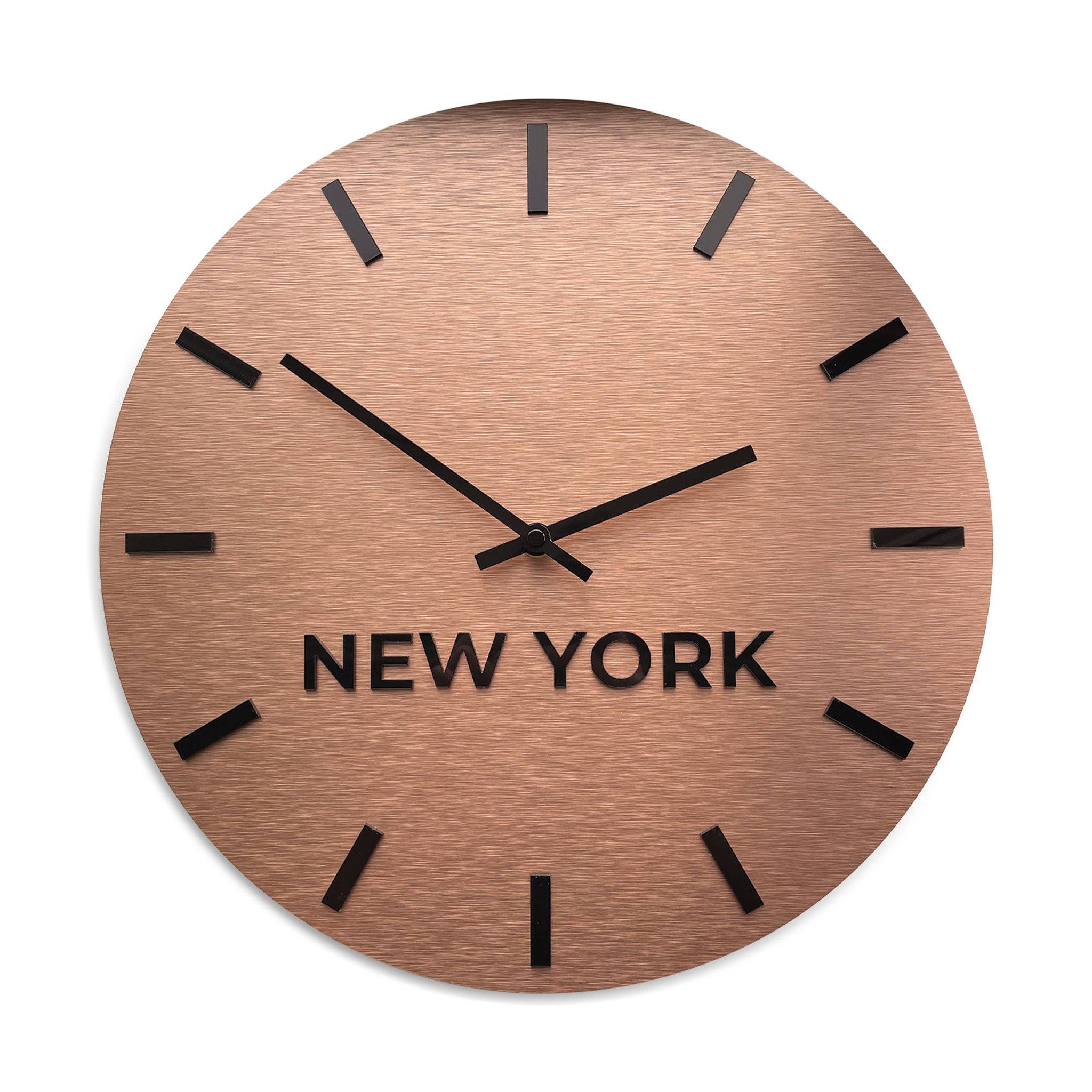 BRONZE "WORLD TIME ZONE CLOCK" - ALUMADESIGNCO Door Signs - Custom Door Signs For Business & Office