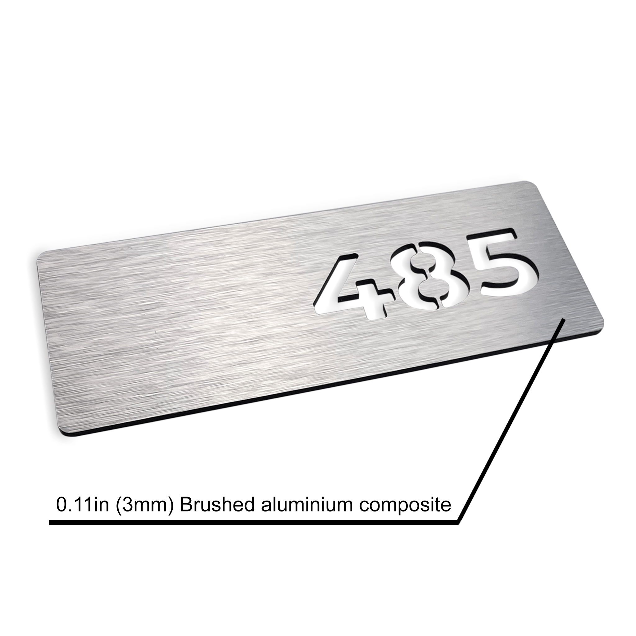 Modern Apartment Door Number Signs | ALUMADESIGNCO