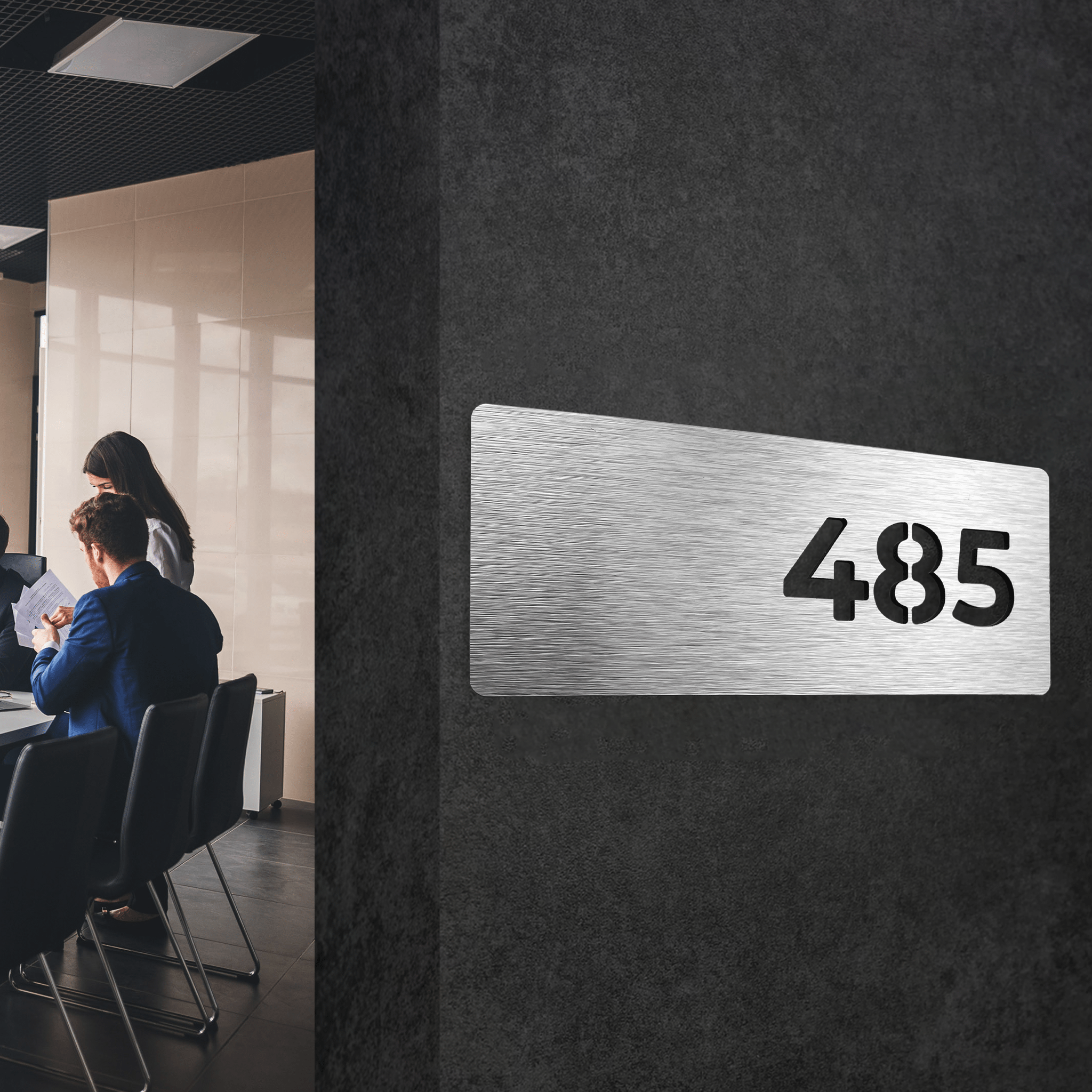 Modern Guest House Signage | ALUMADESIGNCO