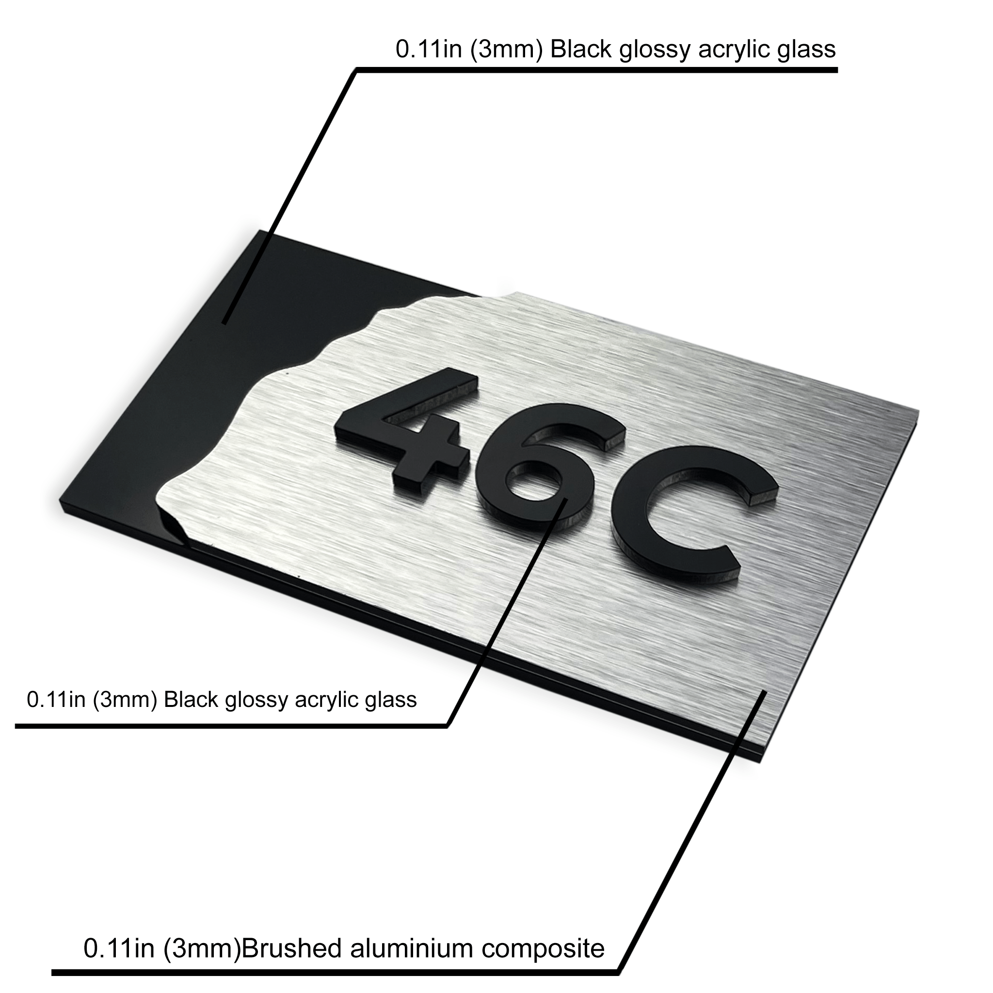 Informative Door Numbers | ALUMADESIGNCO