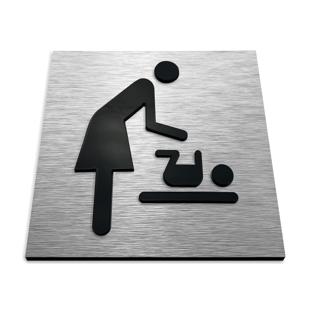 DIAPER SIGN - ALUMADESIGNCO Door Signs - Custom Door Signs For Business & Office