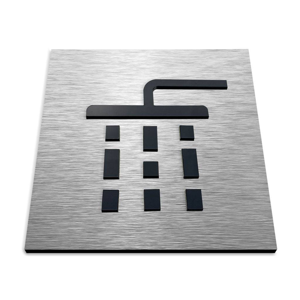 SHOWER ROOM DOOR SIGN - ALUMADESIGNCO Door Signs - Custom Door Signs For Business & Office