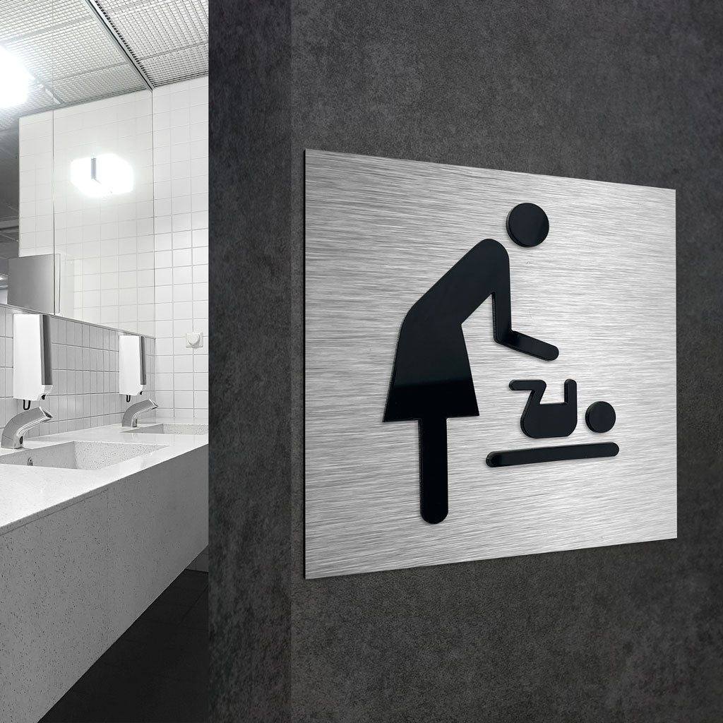 DIAPER SIGN - ALUMADESIGNCO Door Signs - Custom Door Signs For Business & Office
