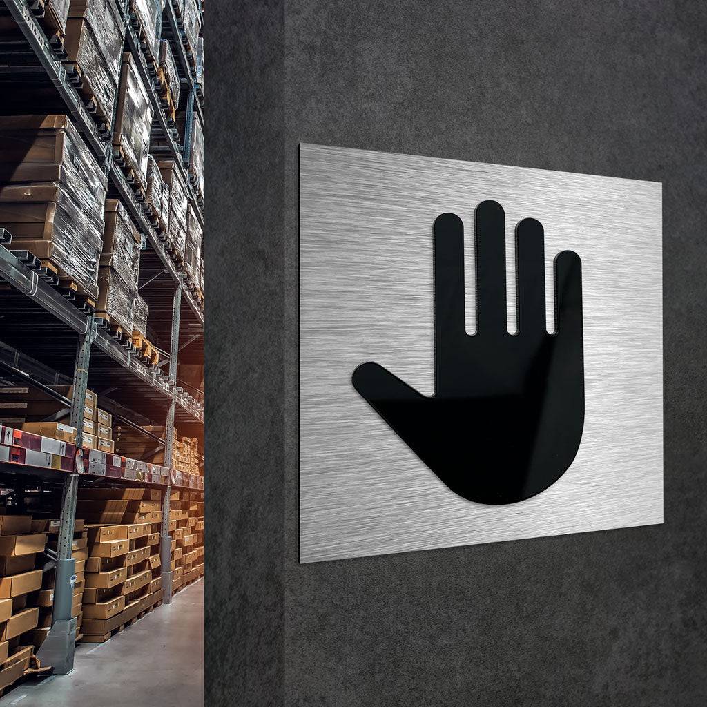 EMPLOYEES ONLY SIGN - ALUMADESIGNCO Door Signs - Custom Door Signs For Business & Office