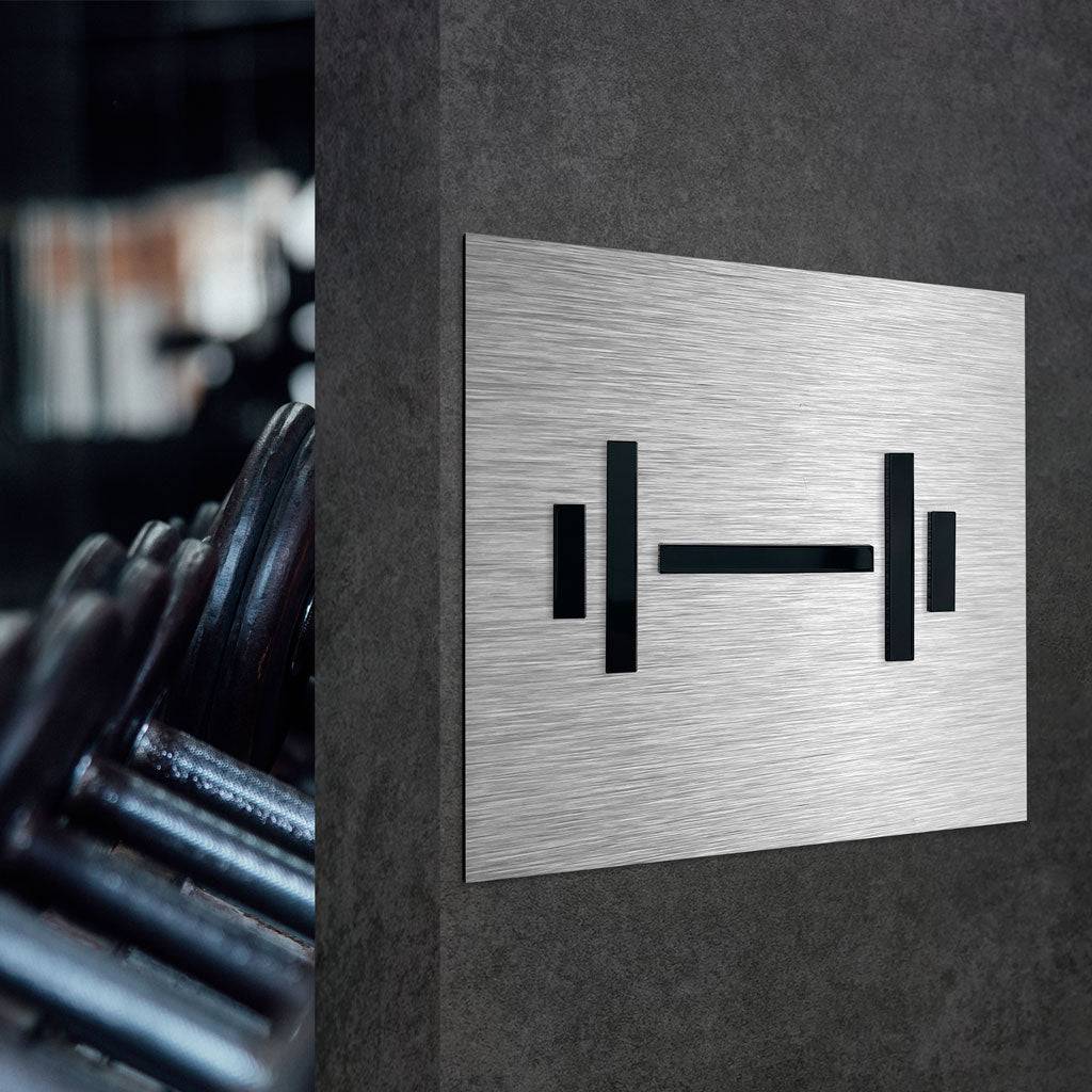 CUSTOM GYM SIGNS - ALUMADESIGNCO Door Signs - Custom Door Signs For Business & Office