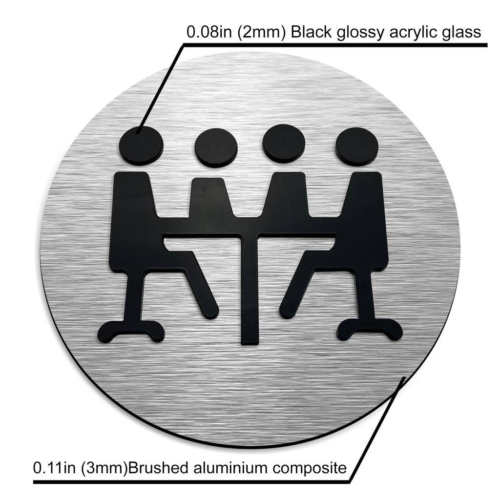 ACRYLIC CONFERENCE ROOM SIGNS - ALUMADESIGNCO Door Signs - Custom Door Signs For Business & Office