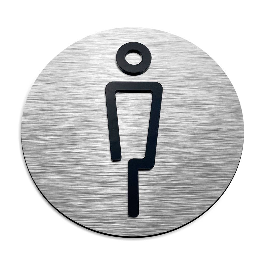 MALE ONLY SIGN - ALUMADESIGNCO Door Signs - Custom Door Signs For Business & Office