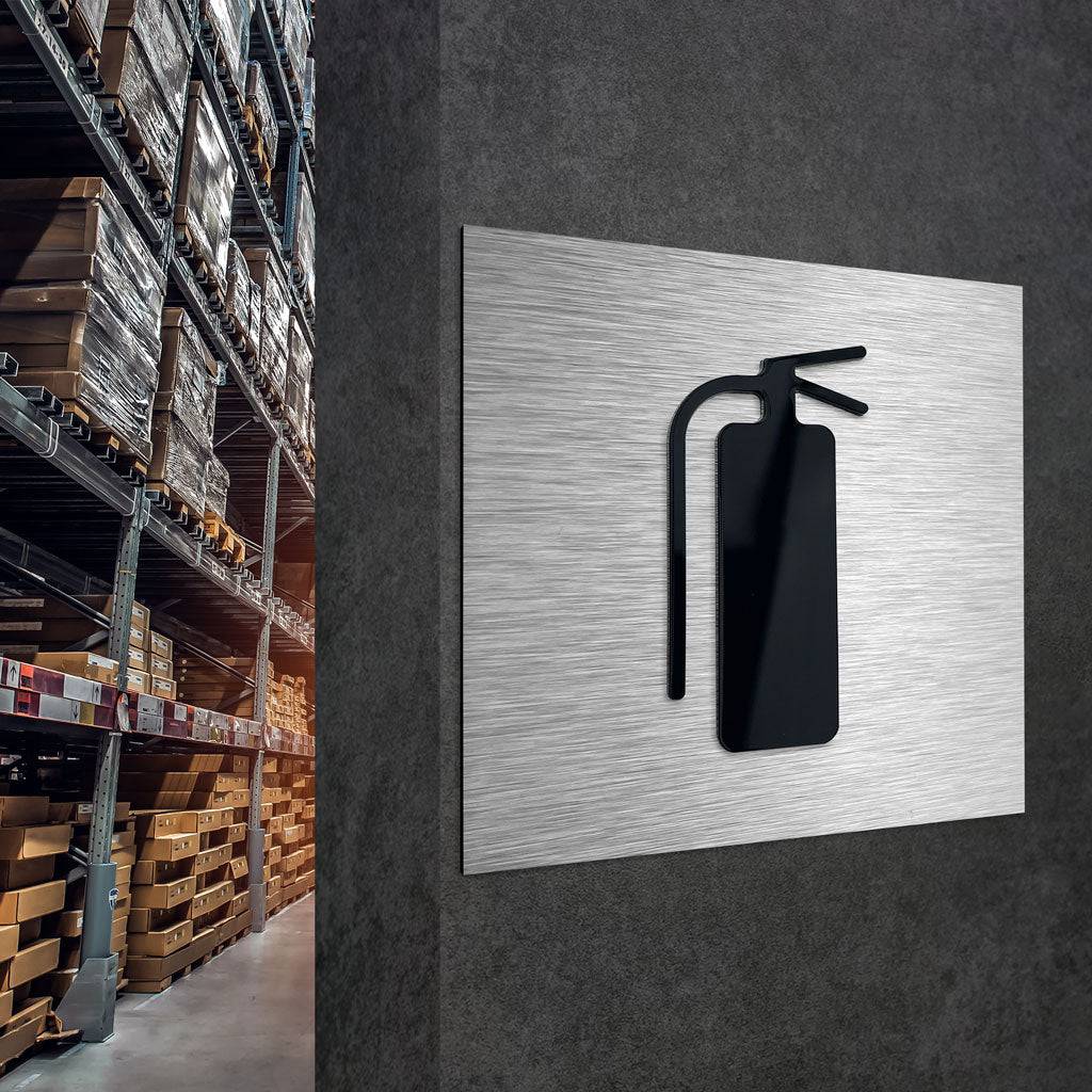 FIRE EXTINGUISHER LABEL - ALUMADESIGNCO Door Signs - Custom Door Signs For Business & Office