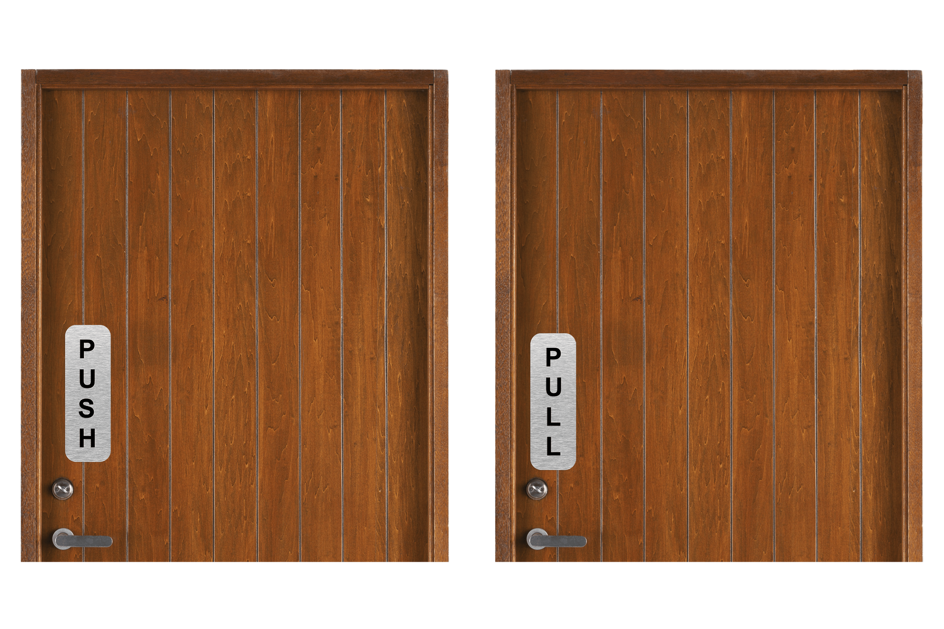 PUSH AND PULL SIGNAGE - ALUMA Door Signs - Custom Door Signs For Business & Office