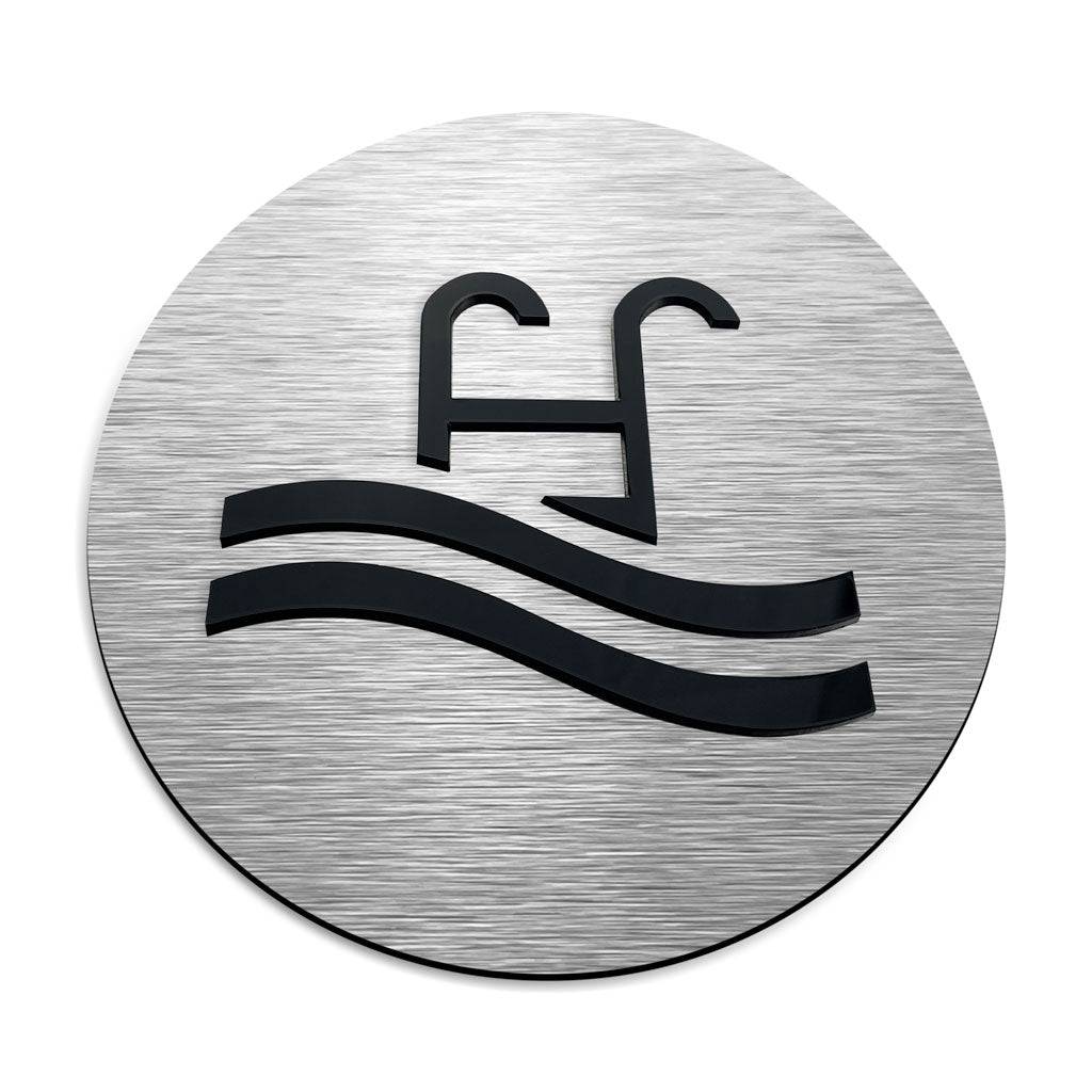SIGNS FOR POOL AREA - ALUMADESIGNCO Door Signs - Custom Door Signs For Business & Office