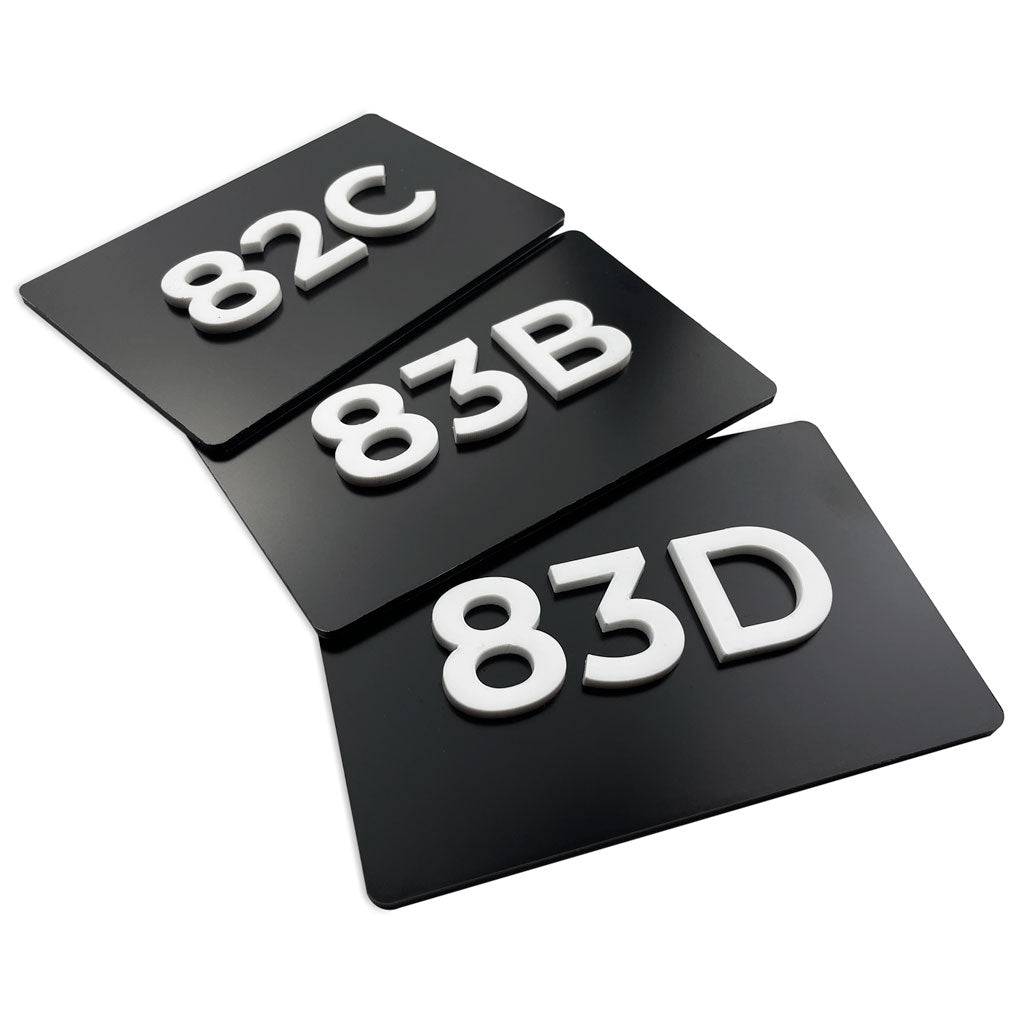 CUSTOM ROOM NUMBER SIGNS - ALUMADESIGNCO Door Signs - Custom Door Signs For Business & Office