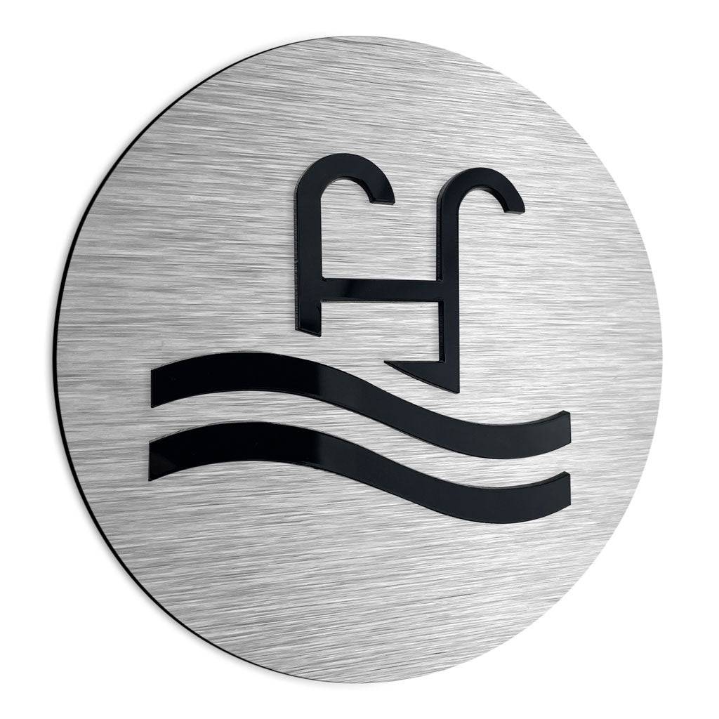 SIGNS FOR POOL AREA - ALUMADESIGNCO Door Signs - Custom Door Signs For Business & Office