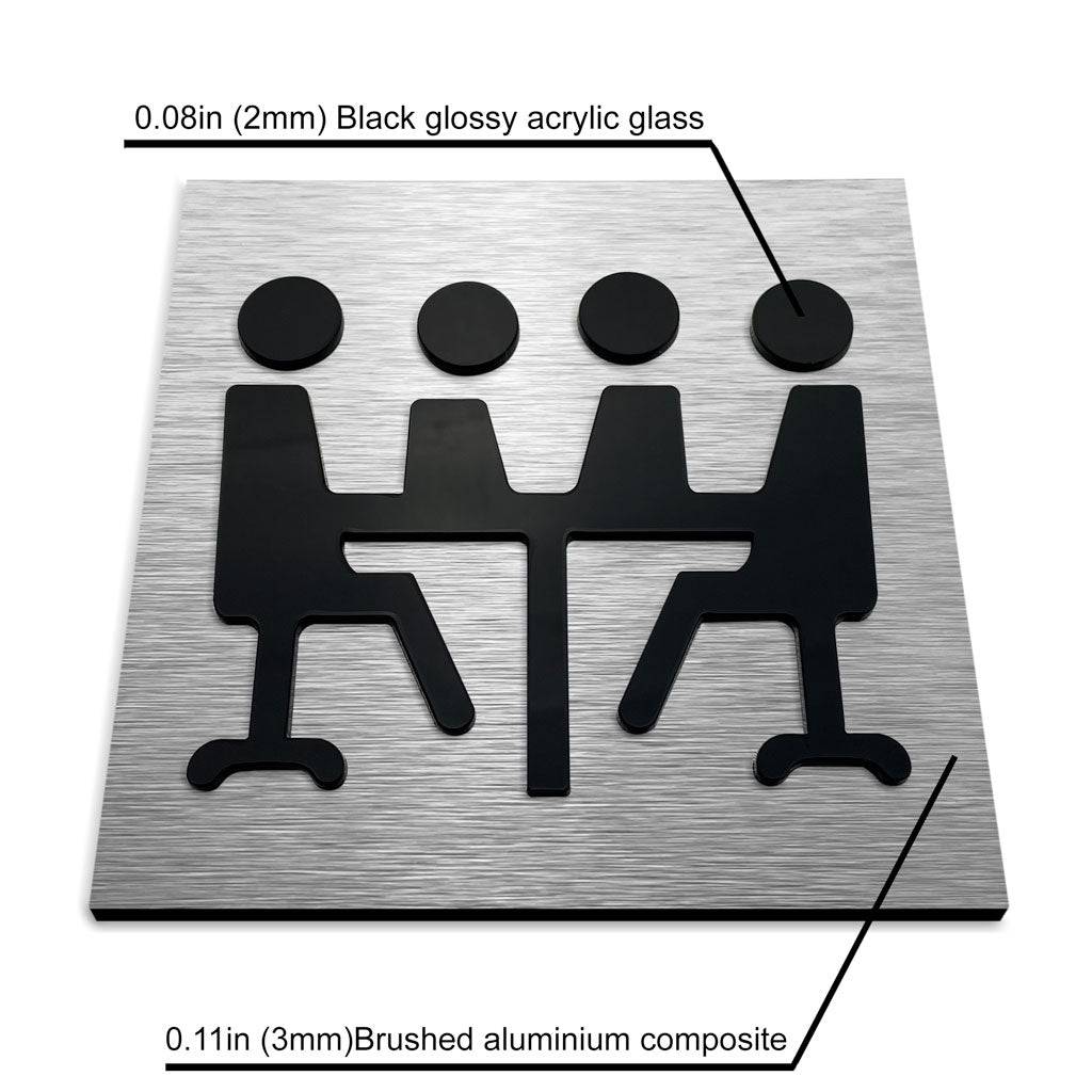 CONFERENCE ROOM SIGNAGE - ALUMADESIGNCO Door Signs - Custom Door Signs For Business & Office