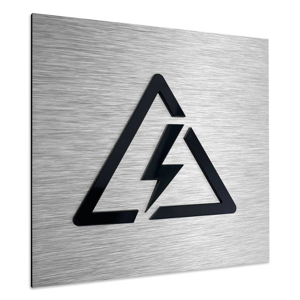 ELECTRICAL WARNING SIGN - ALUMADESIGNCO Door Signs - Custom Door Signs For Business & Office