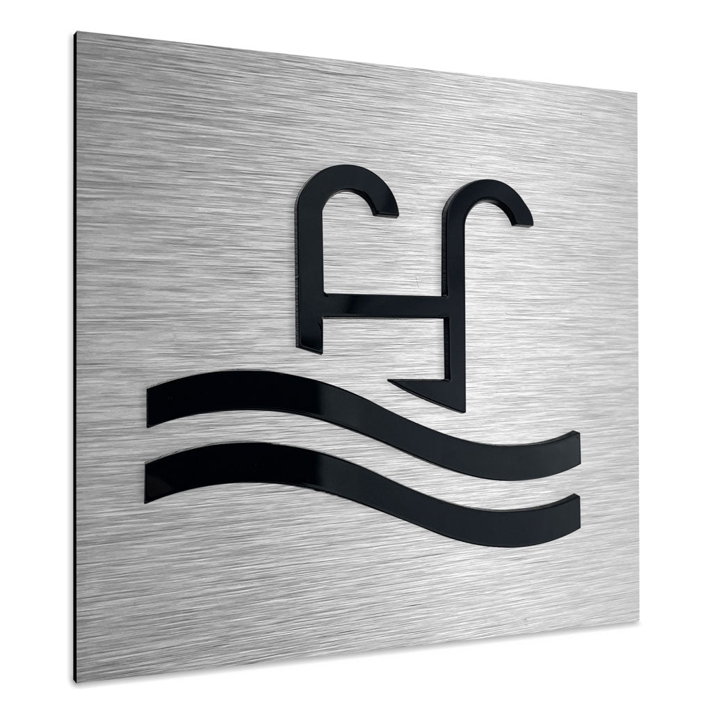 PERSONALIZED POOL SIGNS - ALUMADESIGNCO Door Signs - Custom Door Signs For Business & Office