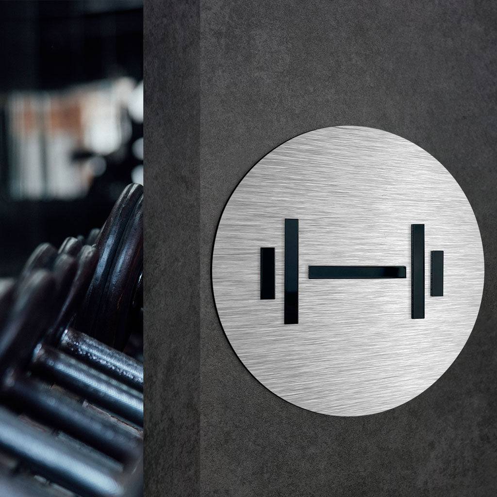 FITNESS CENTER SIGNS - ALUMADESIGNCO Door Signs - Custom Door Signs For Business & Office