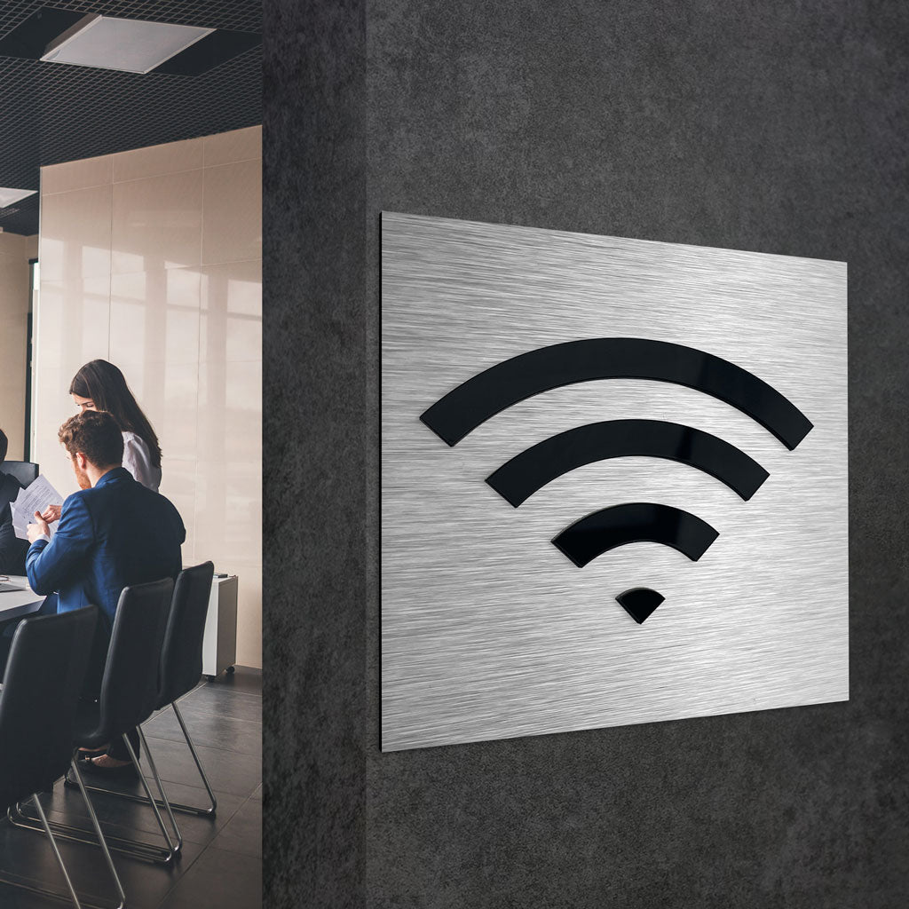FREE WIFI SIGN - ALUMADESIGNCO Door Signs - Custom Door Signs For Business & Office