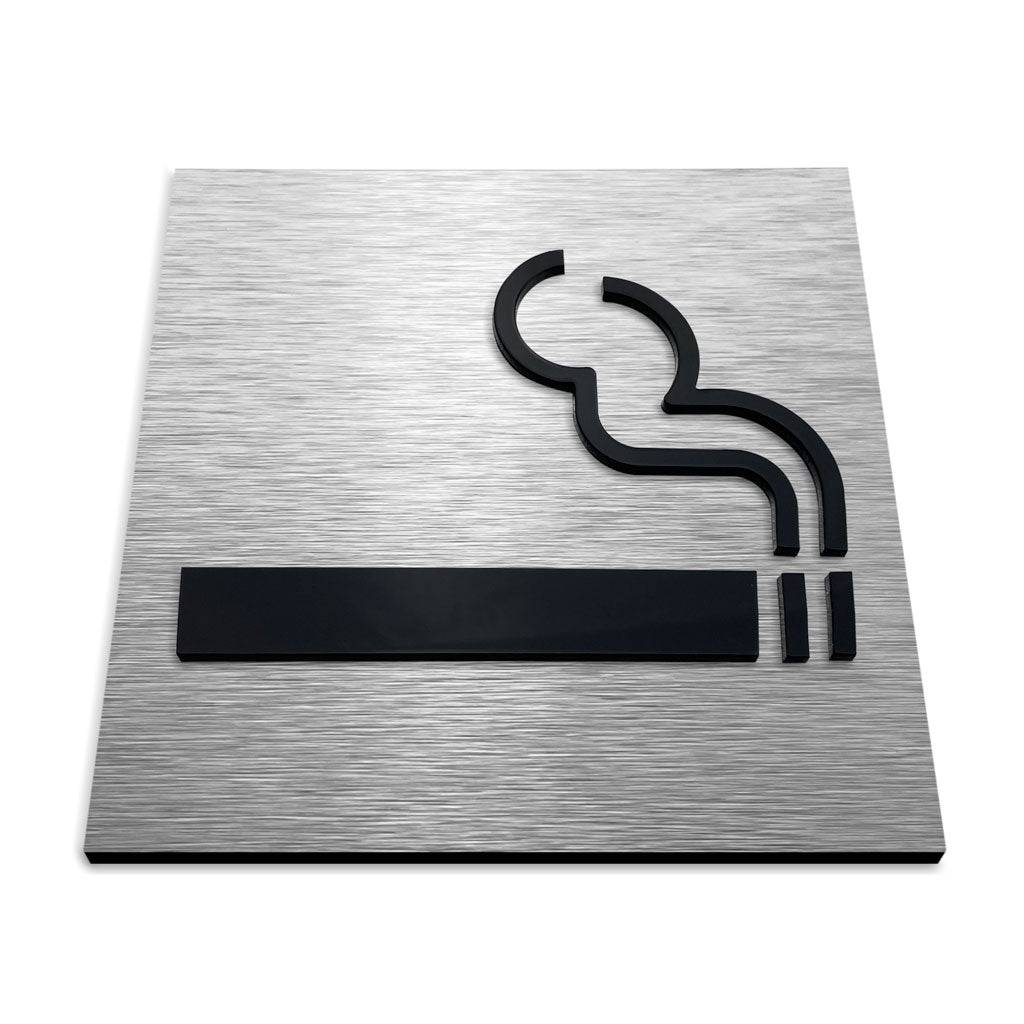 DESIGNATED SMOKING AREA SIGN - ALUMADESIGNCO Door Signs - Custom Door Signs For Business & Office