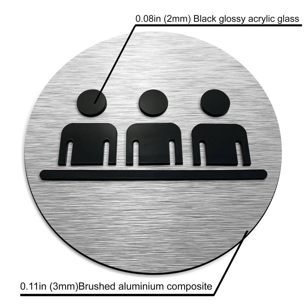 MEETING DOOR SIGNS - ALUMADESIGNCO Door Signs - Custom Door Signs For Business & Office