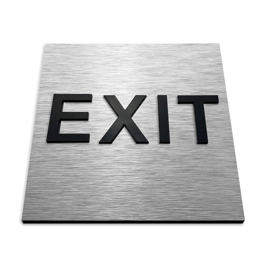 FIRE EXIT SIGN - ALUMADESIGNCO Door Signs - Custom Door Signs For Business & Office