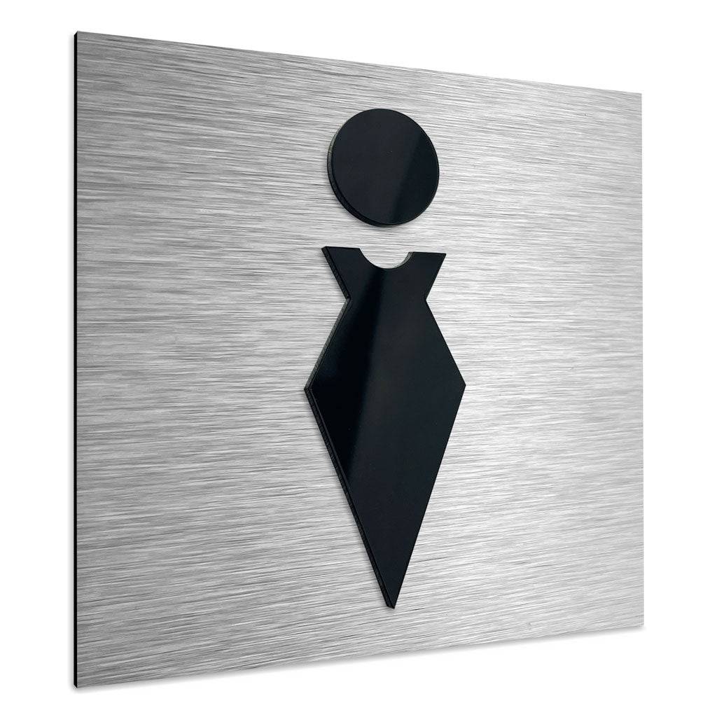 WOMENS BATHROOM SIGNS - ALUMADESIGNCO Door Signs - Custom Door Signs For Business & Office