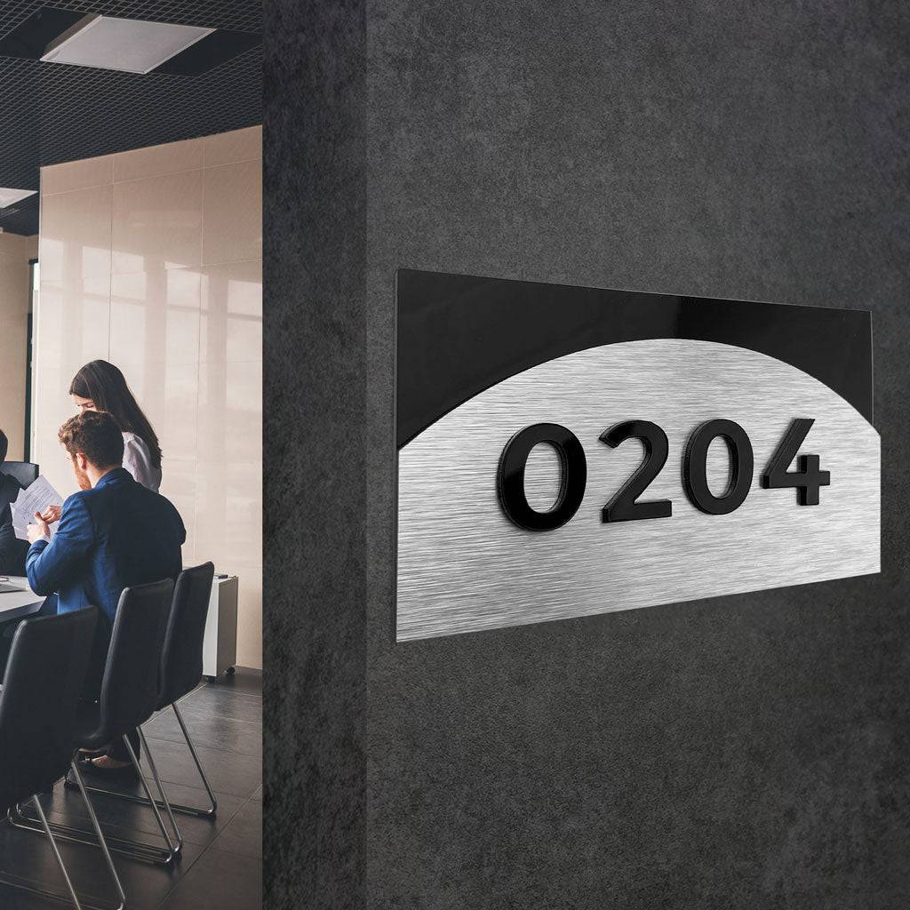 ROOM NUMBER PLACARDS - ALUMADESIGNCO Door Signs - Custom Door Signs For Business & Office