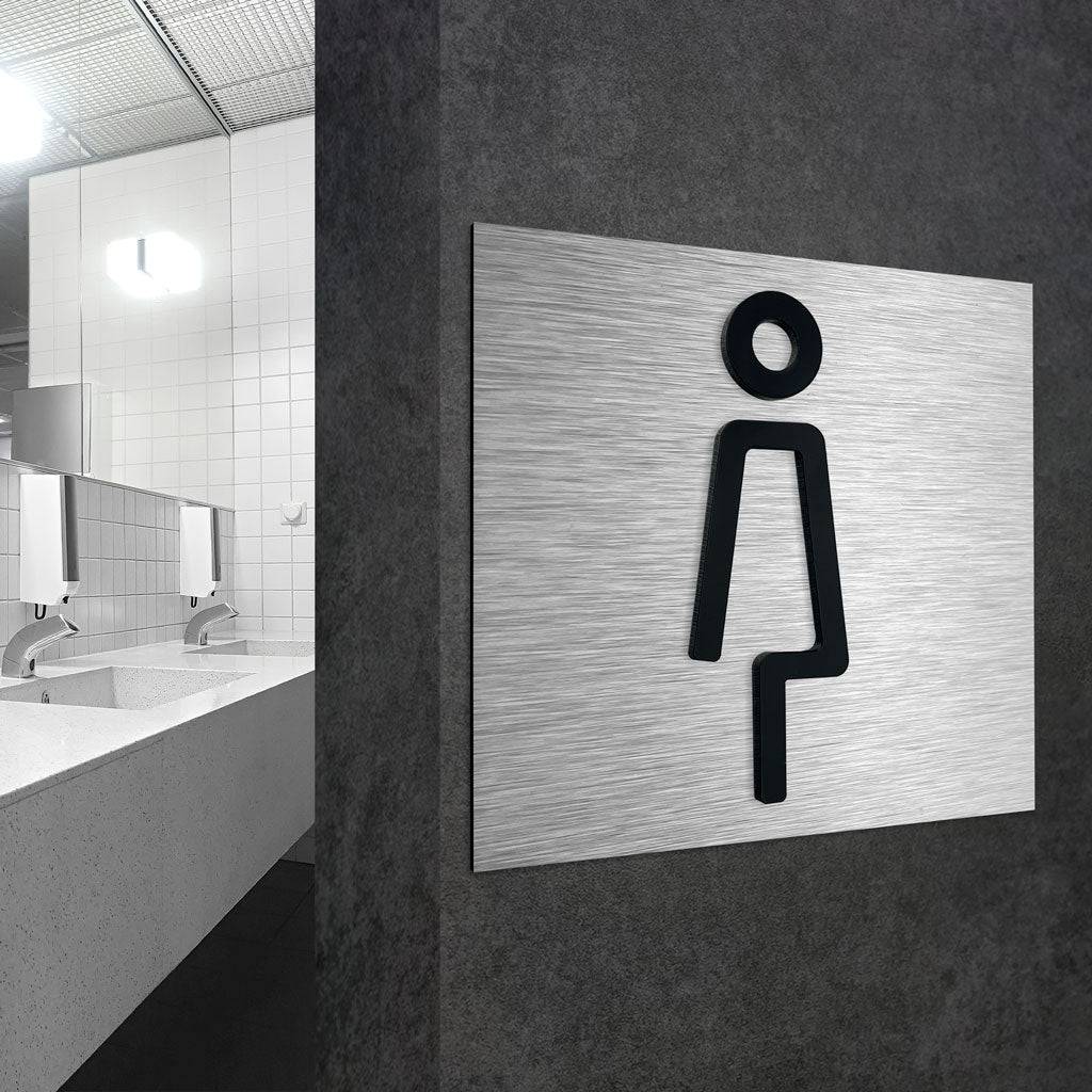 LADIES ONLY RESTROOM SIGNS - ALUMADESIGNCO Door Signs - Custom Door Signs For Business & Office