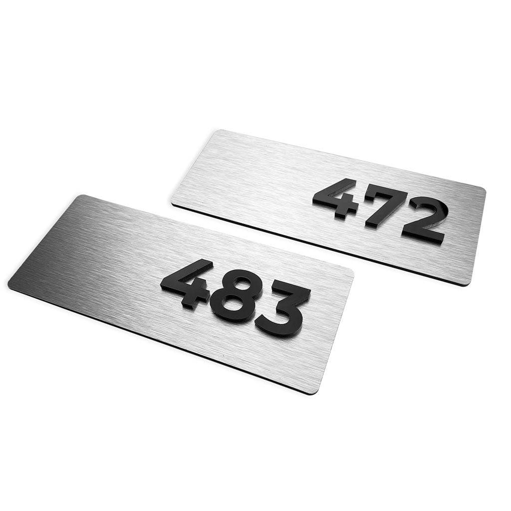 APARTMENT NUMBER SIGNS - ALUMADESIGNCO Door Signs - Custom Door Signs For Business & Office