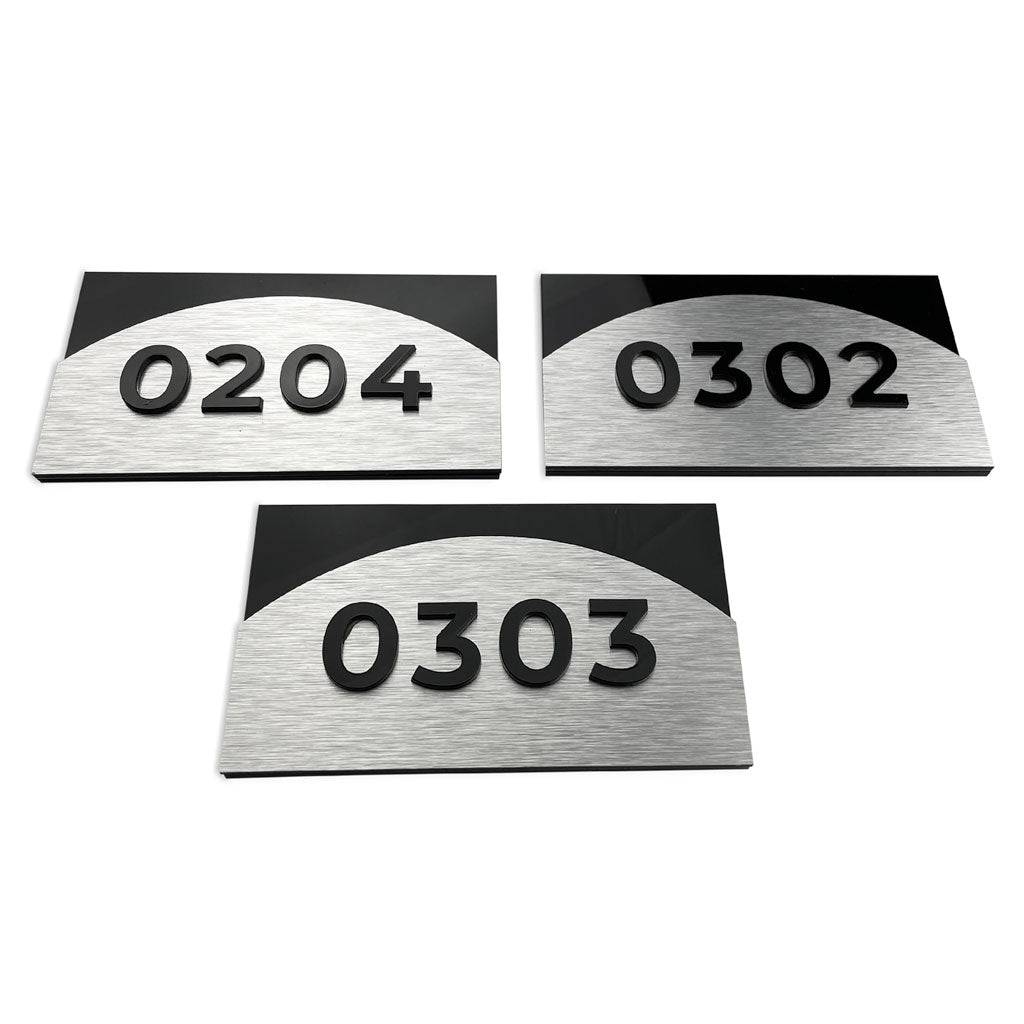 ROOM NUMBER PLACARDS - ALUMADESIGNCO Door Signs - Custom Door Signs For Business & Office