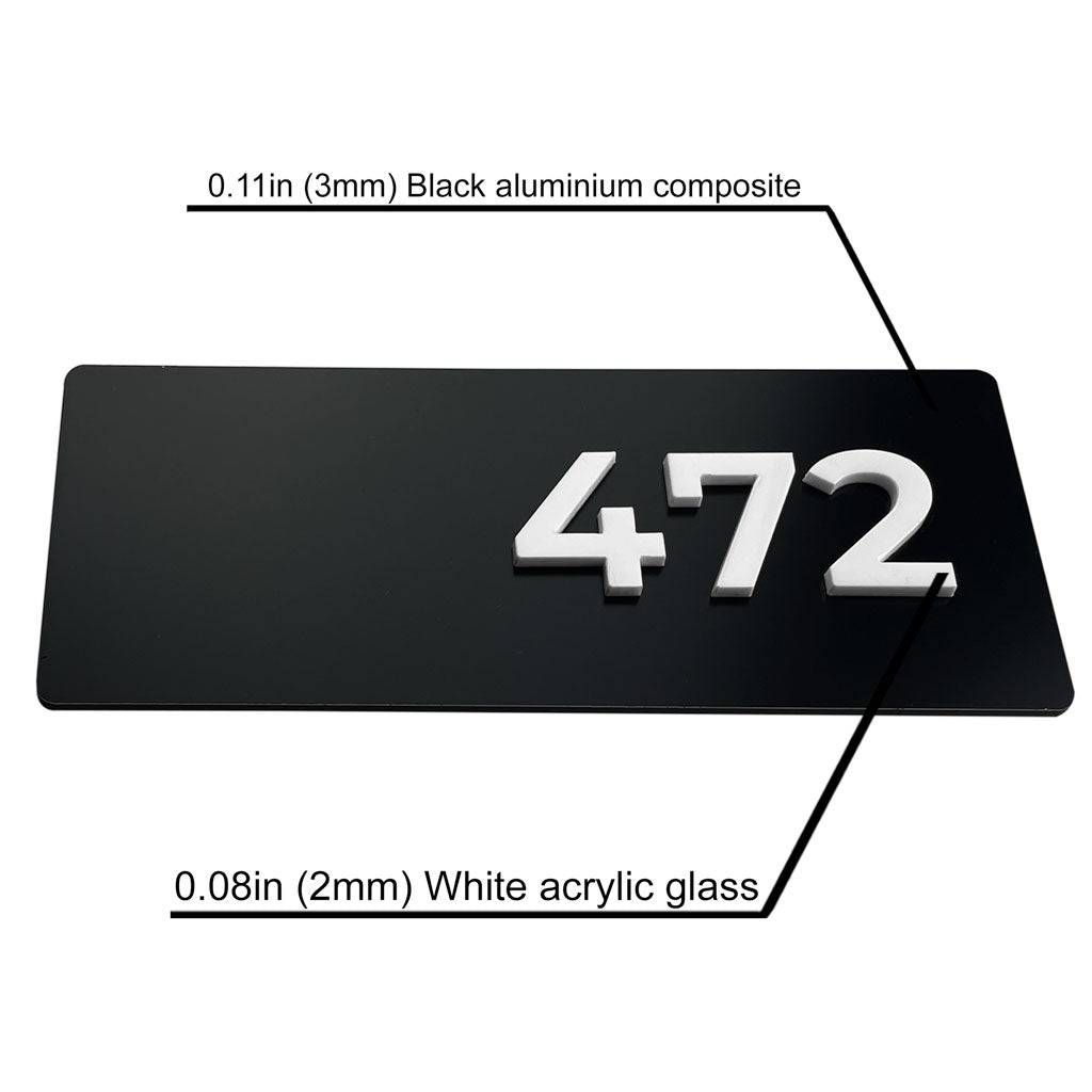 SUITE NUMBER SIGNS - ALUMADESIGNCO Door Signs - Custom Door Signs For Business & Office