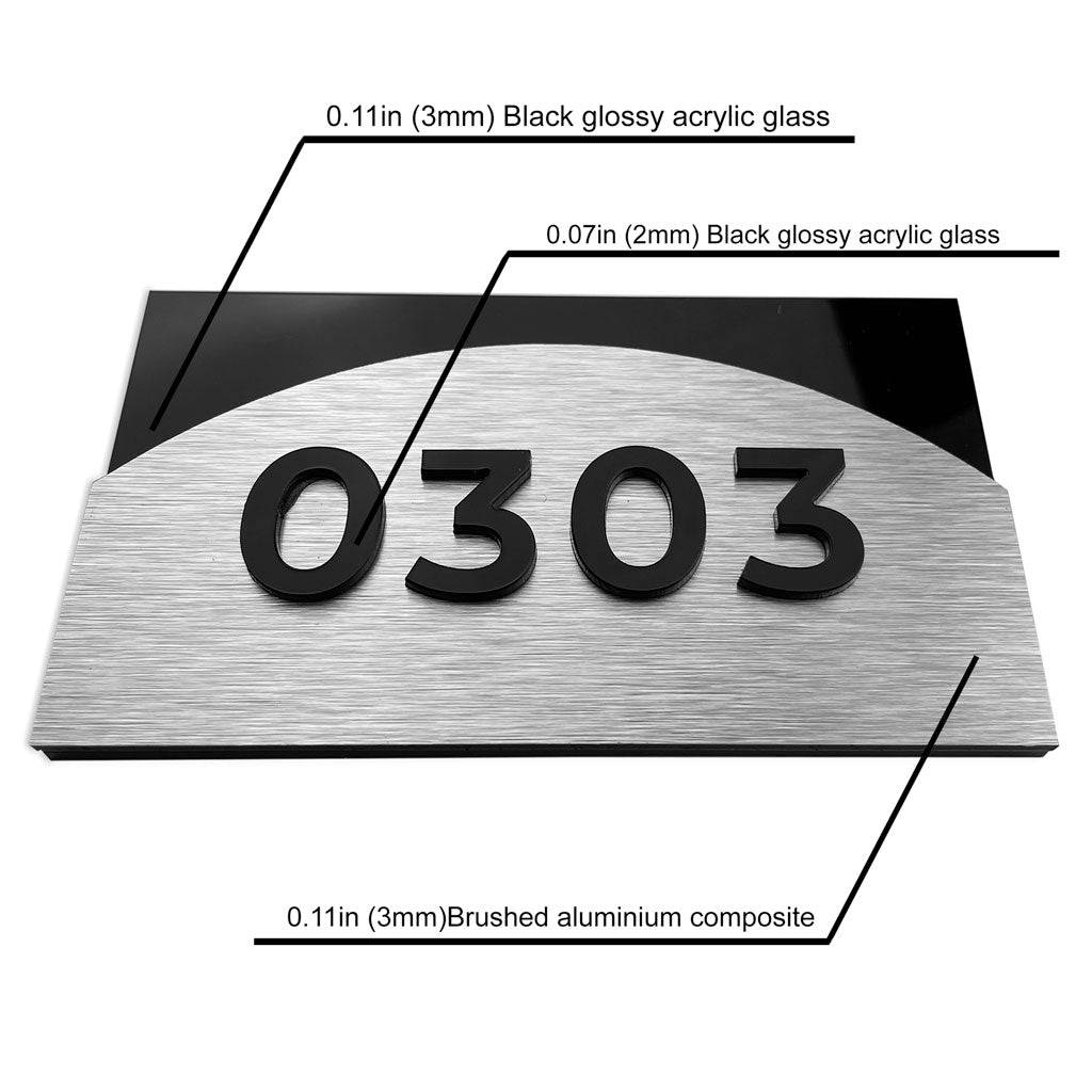ROOM NUMBER PLACARDS - ALUMADESIGNCO Door Signs - Custom Door Signs For Business & Office