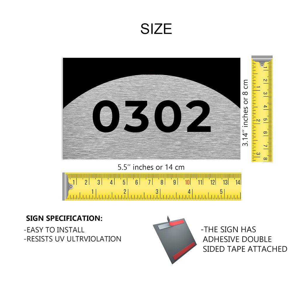 ROOM NUMBER PLACARDS - ALUMADESIGNCO Door Signs - Custom Door Signs For Business & Office