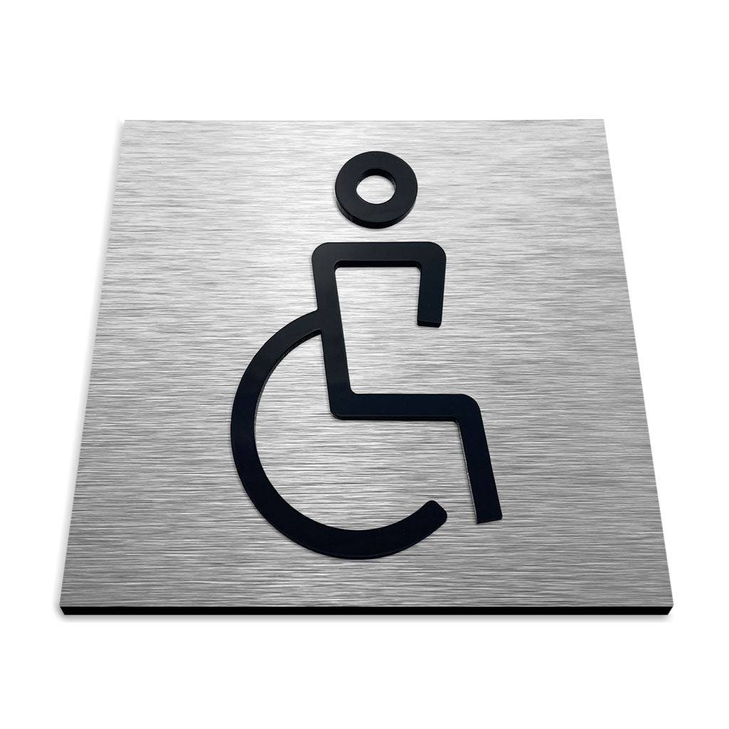 HANDICAP RESTROOM SIGN - ALUMADESIGNCO Door Signs - Custom Door Signs For Business & Office