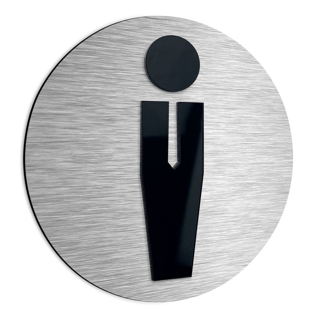 MALE RESTROOM SIGNAGE - ALUMADESIGNCO Door Signs - Custom Door Signs For Business & Office
